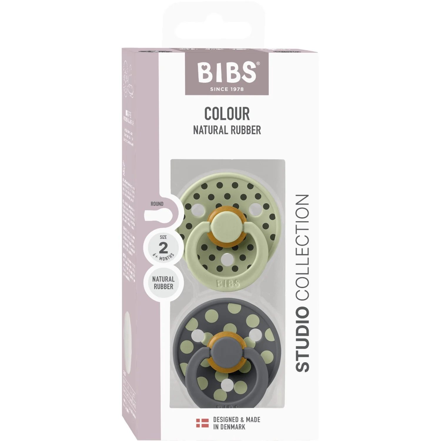Bibs Sage/Iron Sut Studio Colour 2-Pak Polka Latex - Image 8
