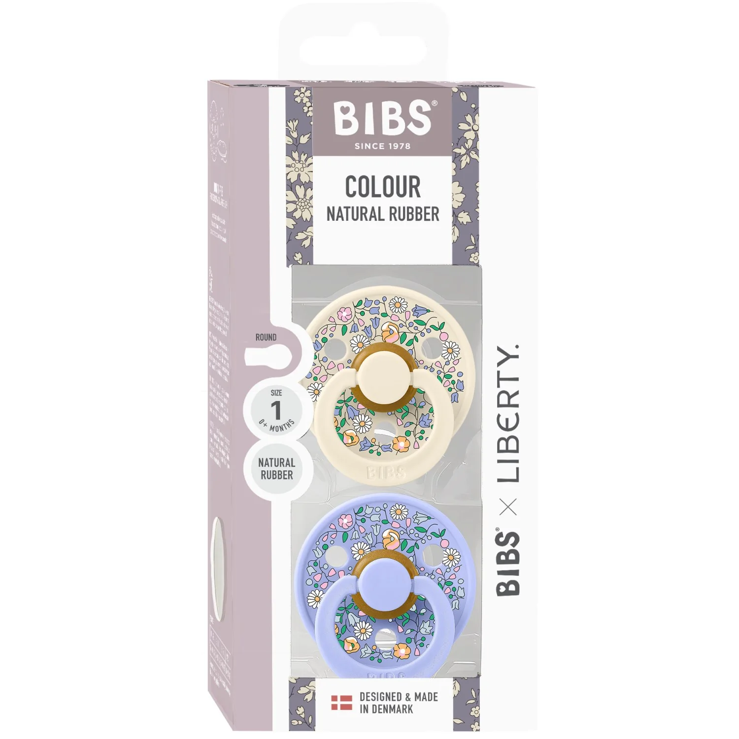 Bibs X Liberty Ivory Mix Sut Colour 2-Pak Chloe Meadow Latex - Image 4
