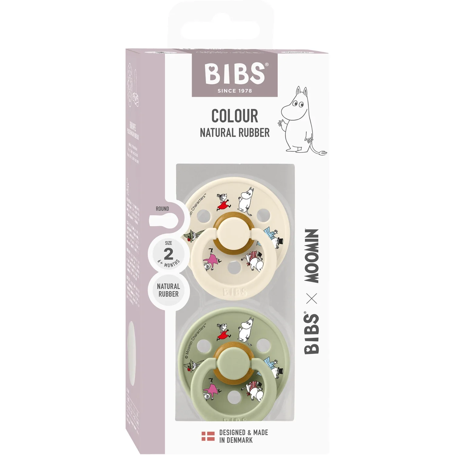 Bibs X Moomin Ivory Mix Sut Colour 2-Pak Friends Latex - Image 13