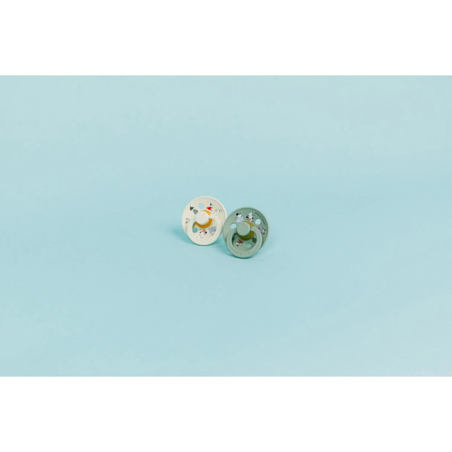 Bibs X Moomin Ivory/sage Colour Sut & Loop Clip Gavesæt Latex - Image 12