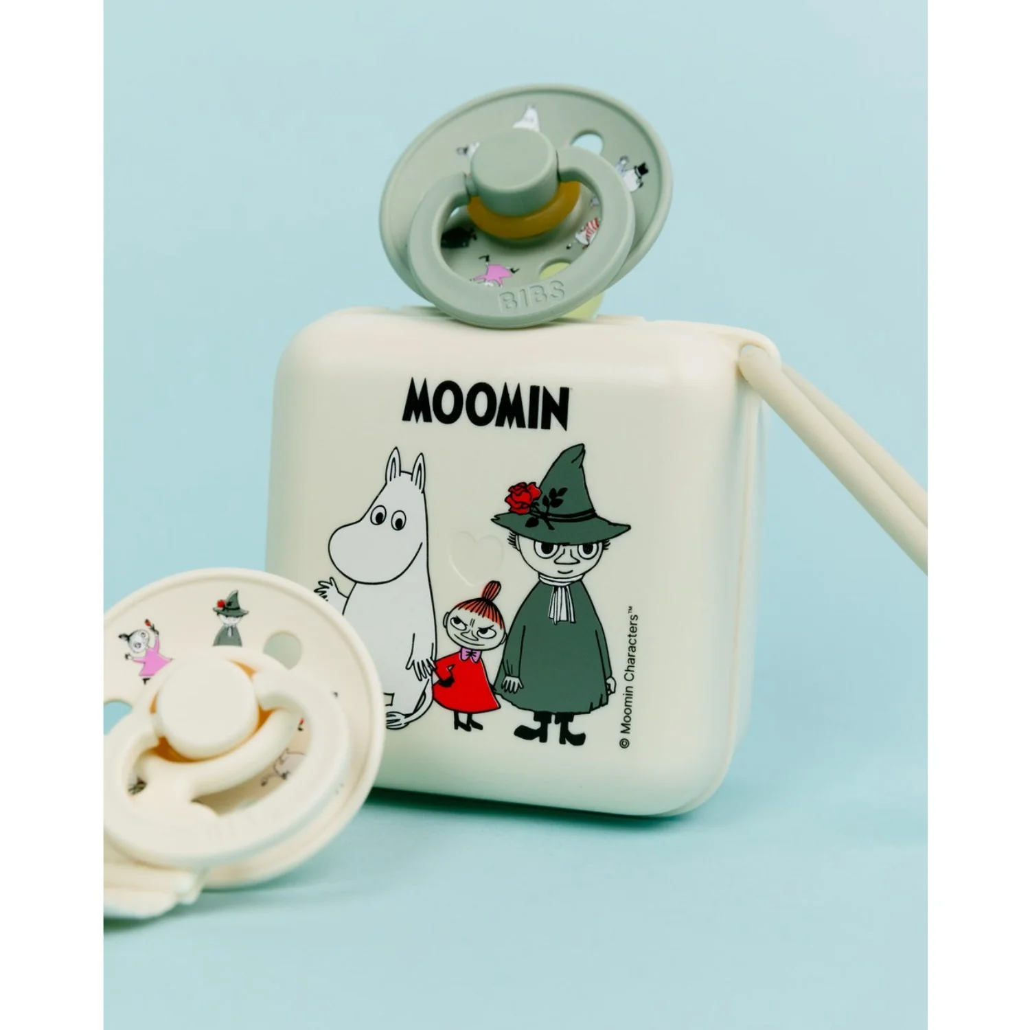 Bibs X Moomin Ivory/sage Colour Sut & Loop Clip Gavesæt Latex - Image 15
