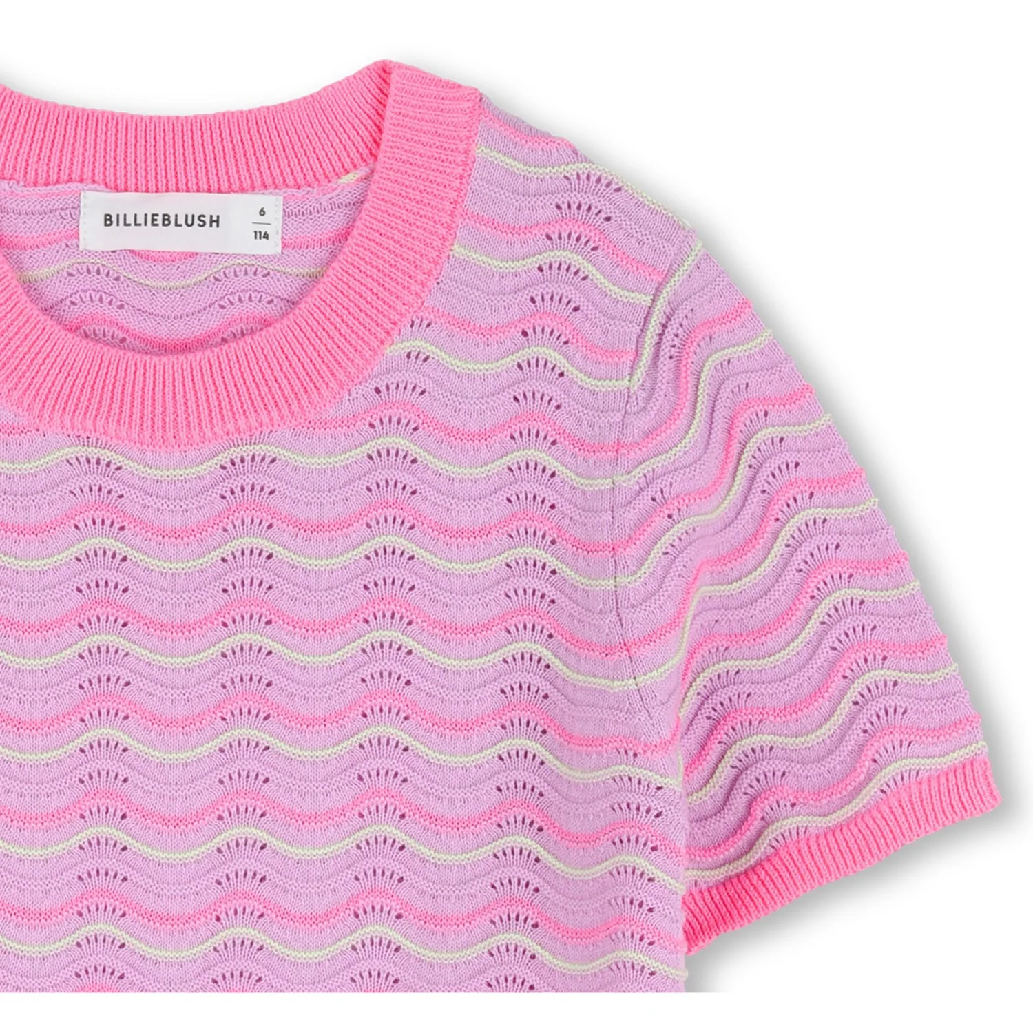 Billieblush Lilac Kort Ærmer Sweater, Jumper - Image 3