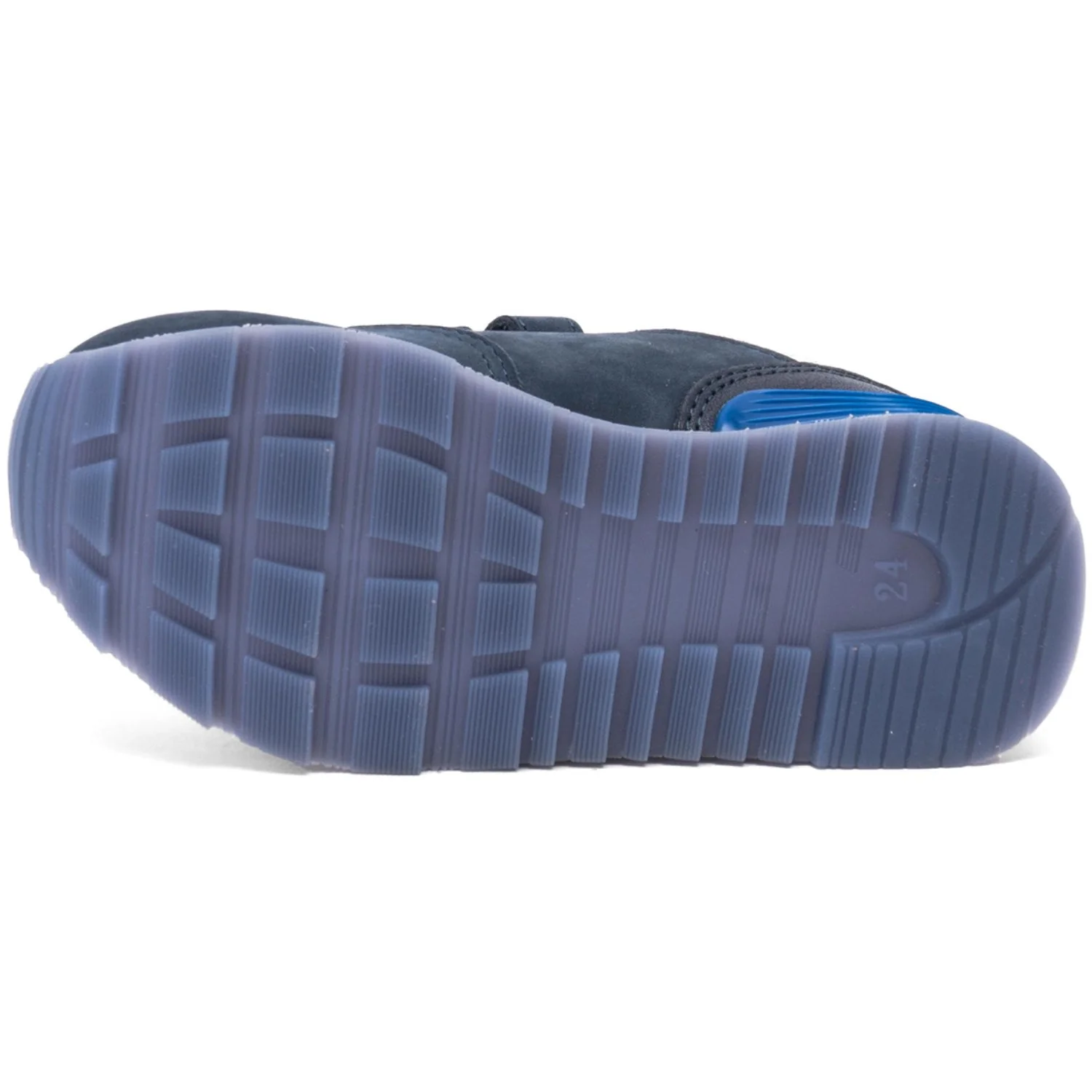 Bisgaard Navy Winston Velcro Sko - Image 3