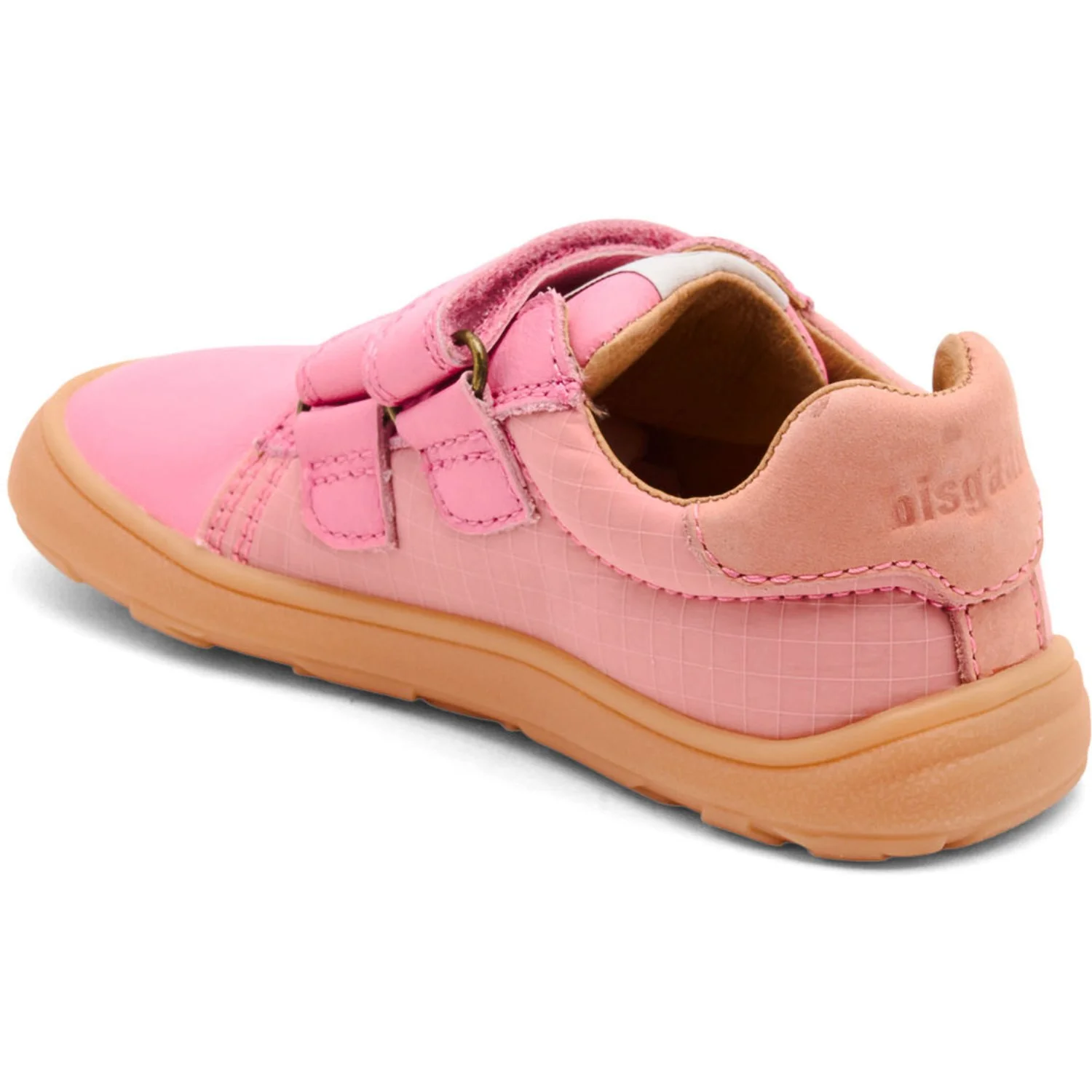 Bisgaard Pink Barefoot Ricco Velcro Sko - Image 4