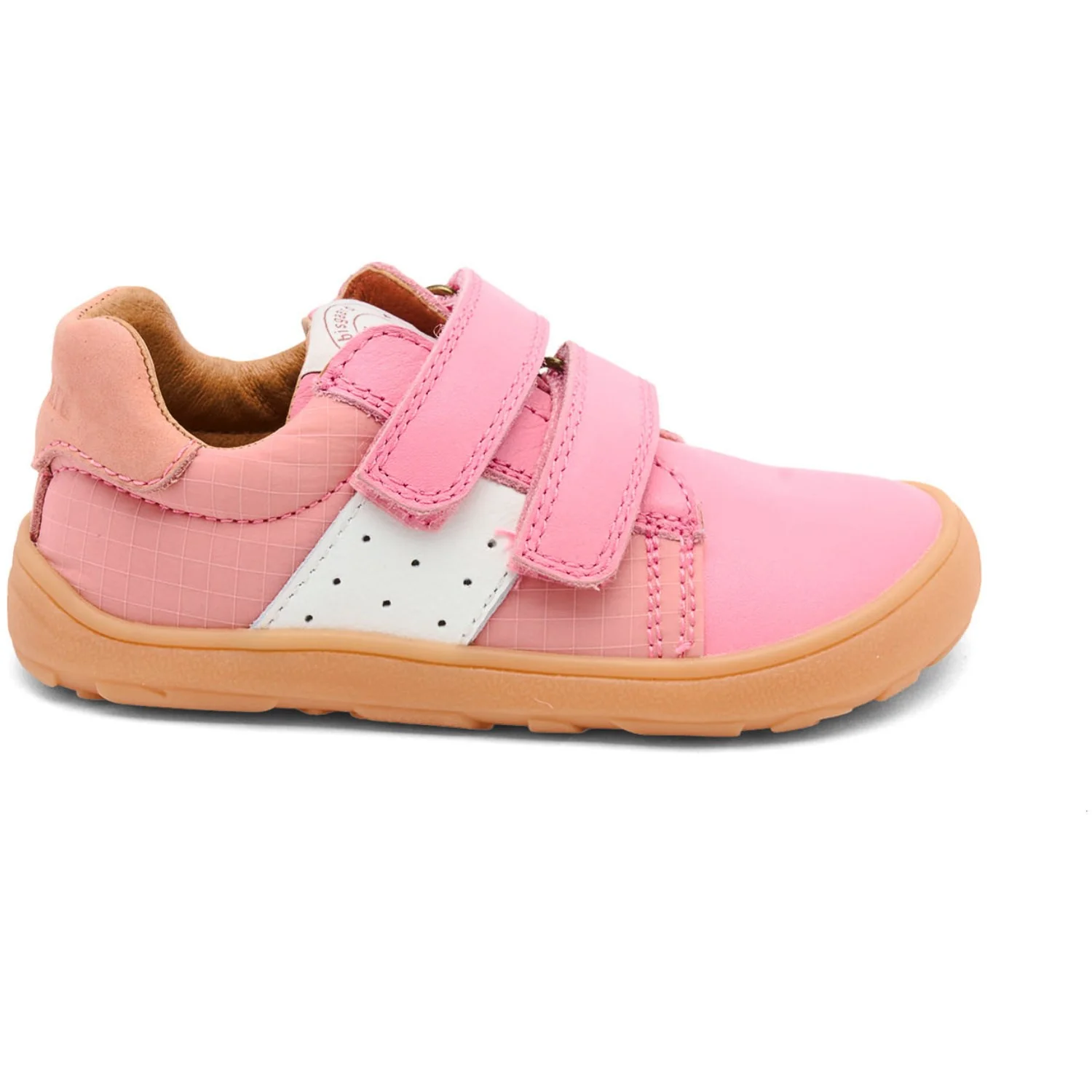 Bisgaard Pink Barefoot Ricco Velcro Sko - Image 5
