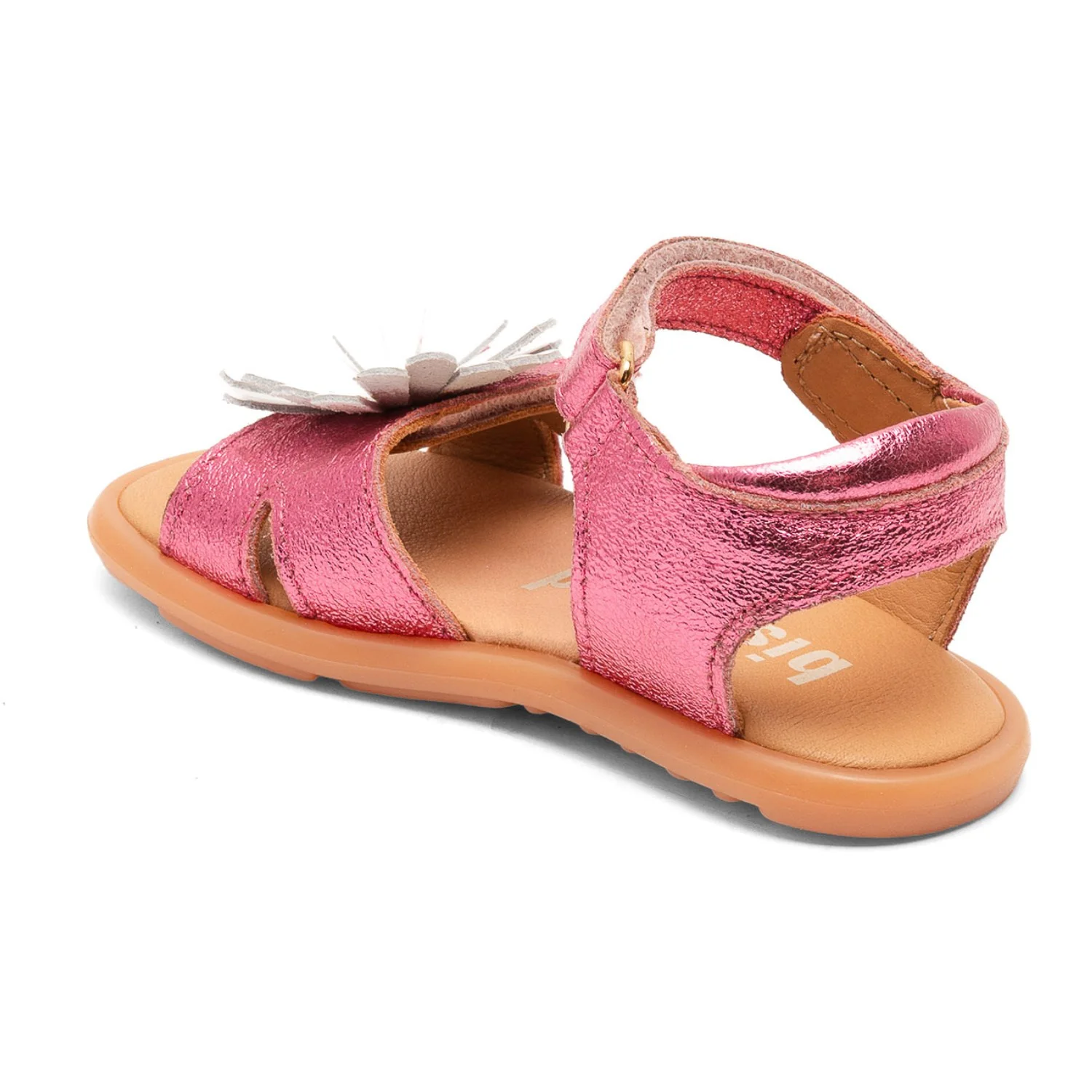 Bisgaard Pink Metallic Barefoot Oya Sandal - Image 4