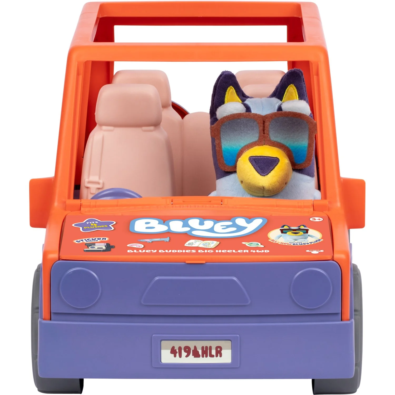 Bluey Big Heeler Bil 4WD Med Bamse - Image 6