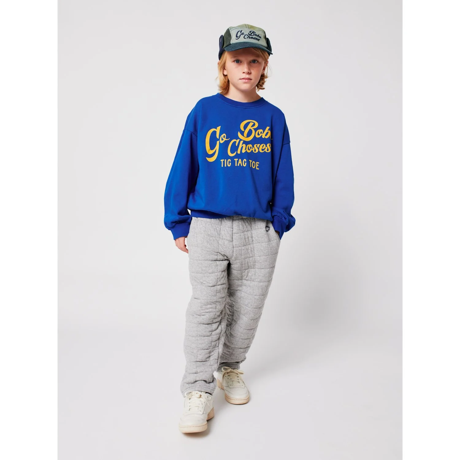 Bobo Choses Blue Go Bobo Sweatshirt - Image 6