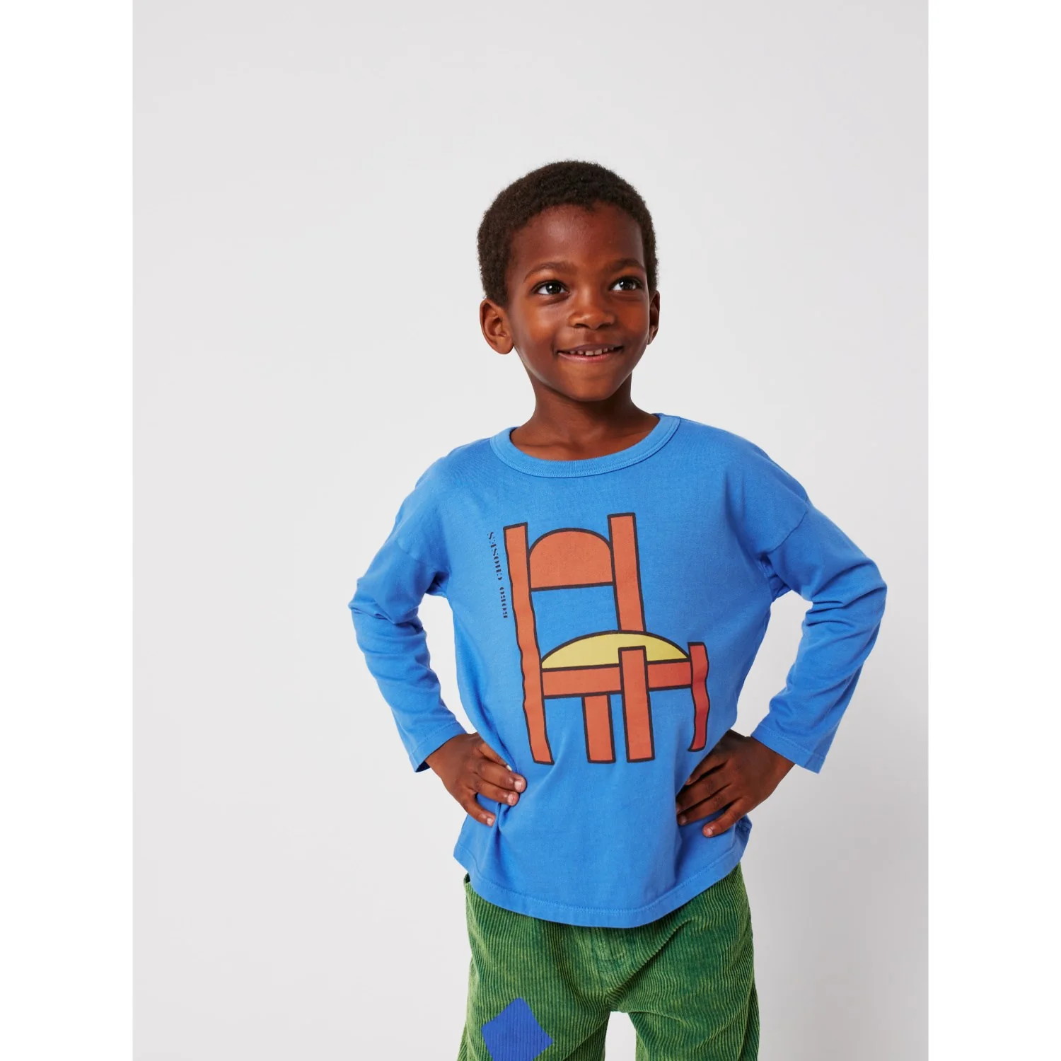 Bobo Choses Blue Stol Bluse - Image 4