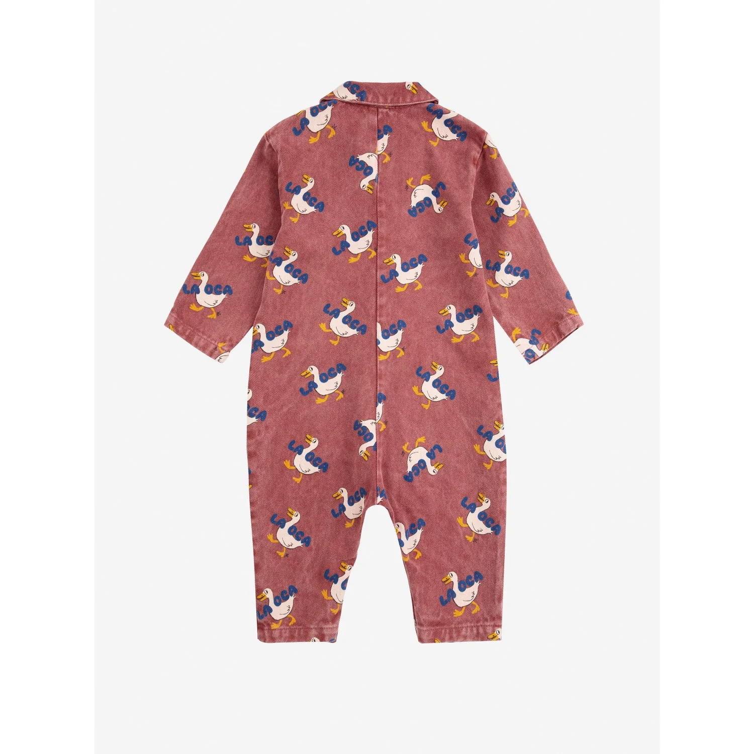 Bobo Choses Brown La Oca All Over Woven Overall - Image 7