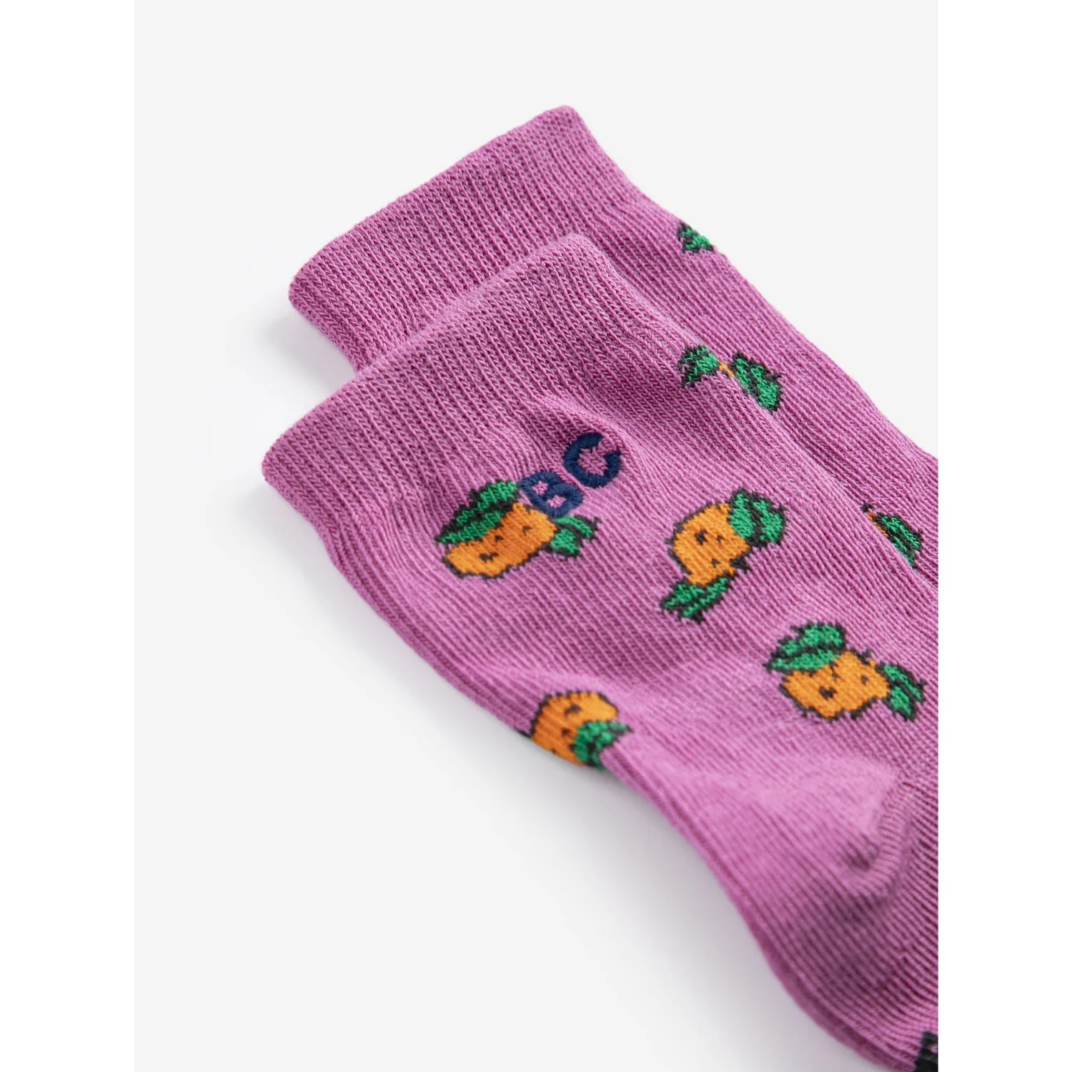 Bobo Choses Fuchsia Tangerine All Over Kort Strømper - Image 2