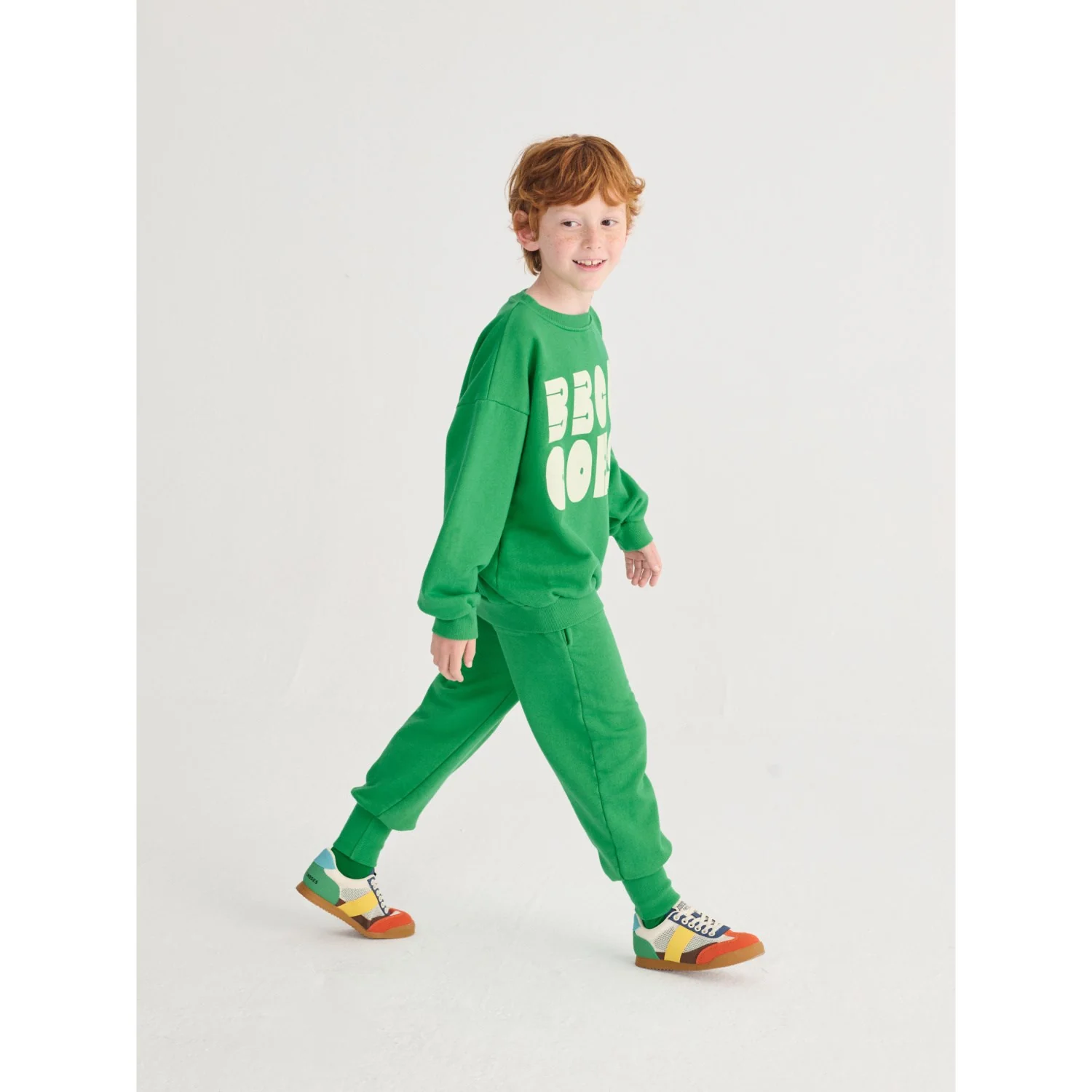 Bobo Choses Green Bobo Choses Modern Sweatshirt - Image 4
