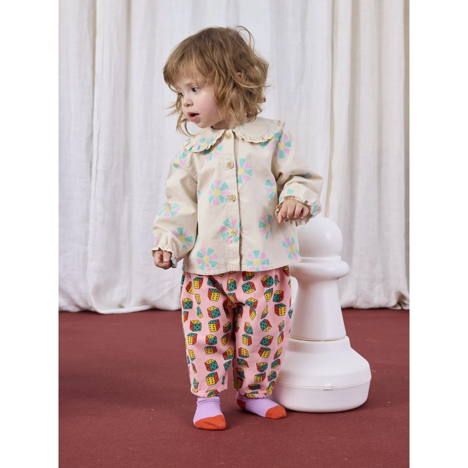 Bobo Choses Lavender Game Pawns Kort Strømper - Image 6
