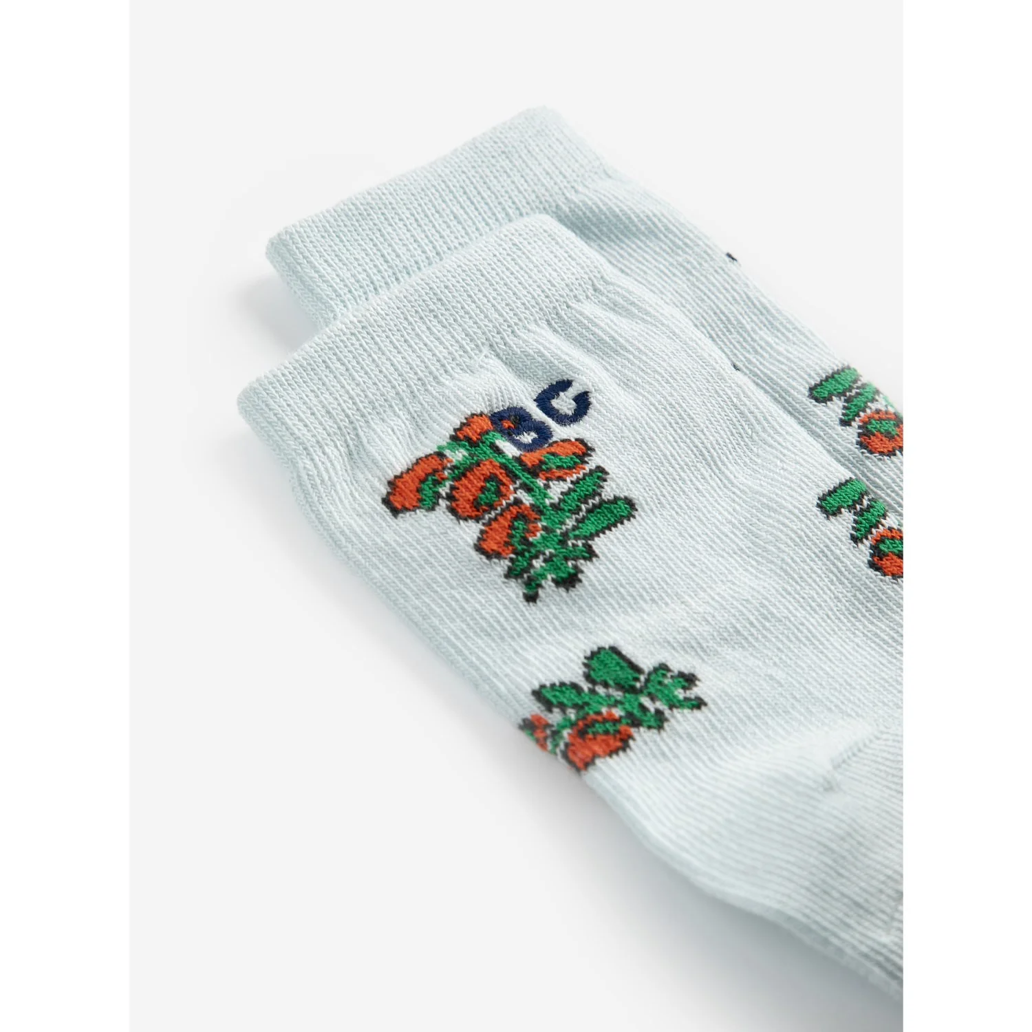 Bobo Choses Light Blue Juicy Tomatoes All Over Kort Strømper - Image 3