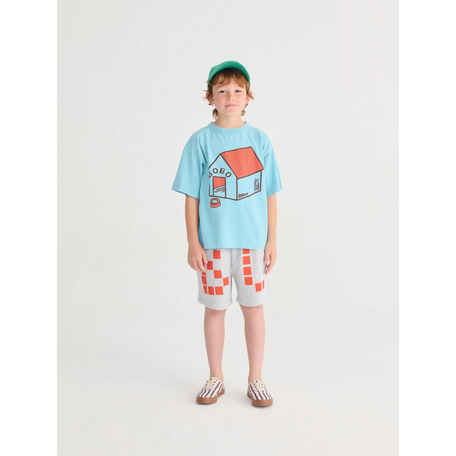 Bobo Choses Light Blue Pickles Is At Home T-Shirt - Image 3