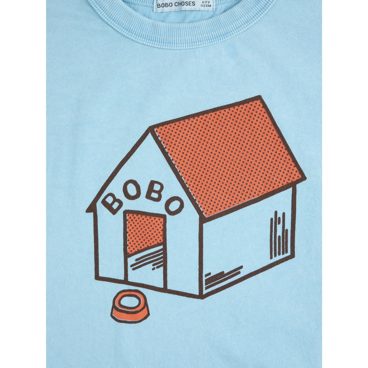 Bobo Choses Light Blue Pickles Is At Home T-Shirt - Image 5