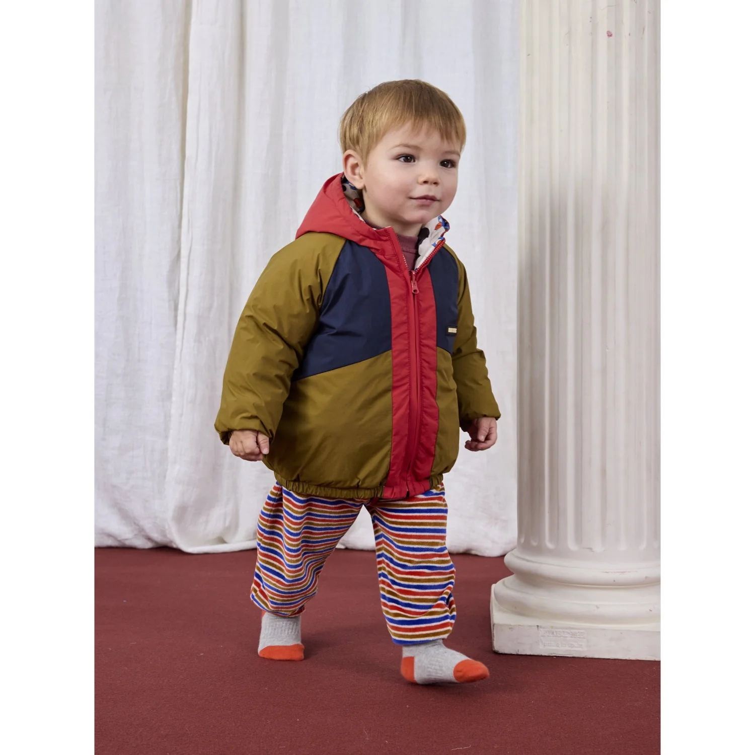 Bobo Choses Multicolor Doggy Mate All Over Vendbar Jakke - Image 12
