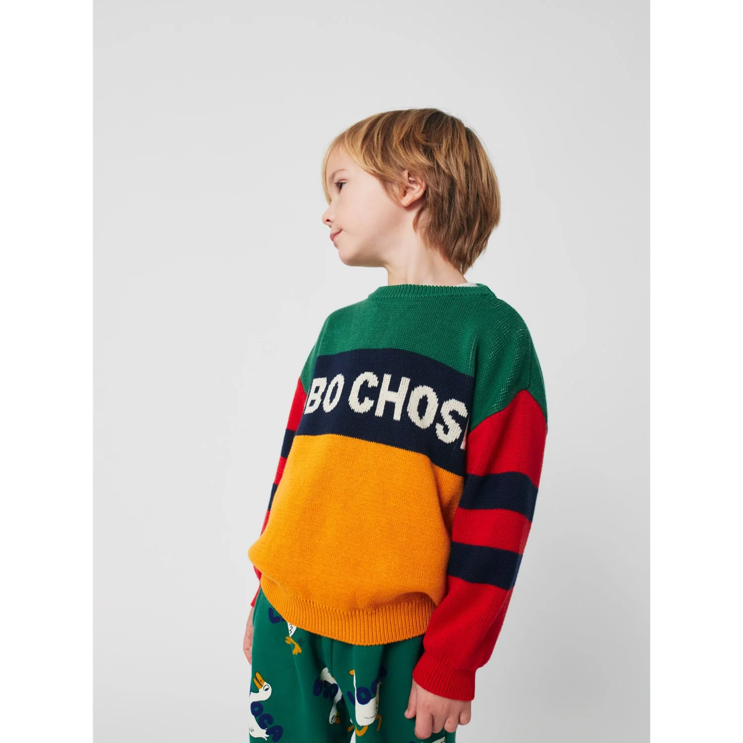Bobo Choses Multicolor Farve Block Jumper - Image 4