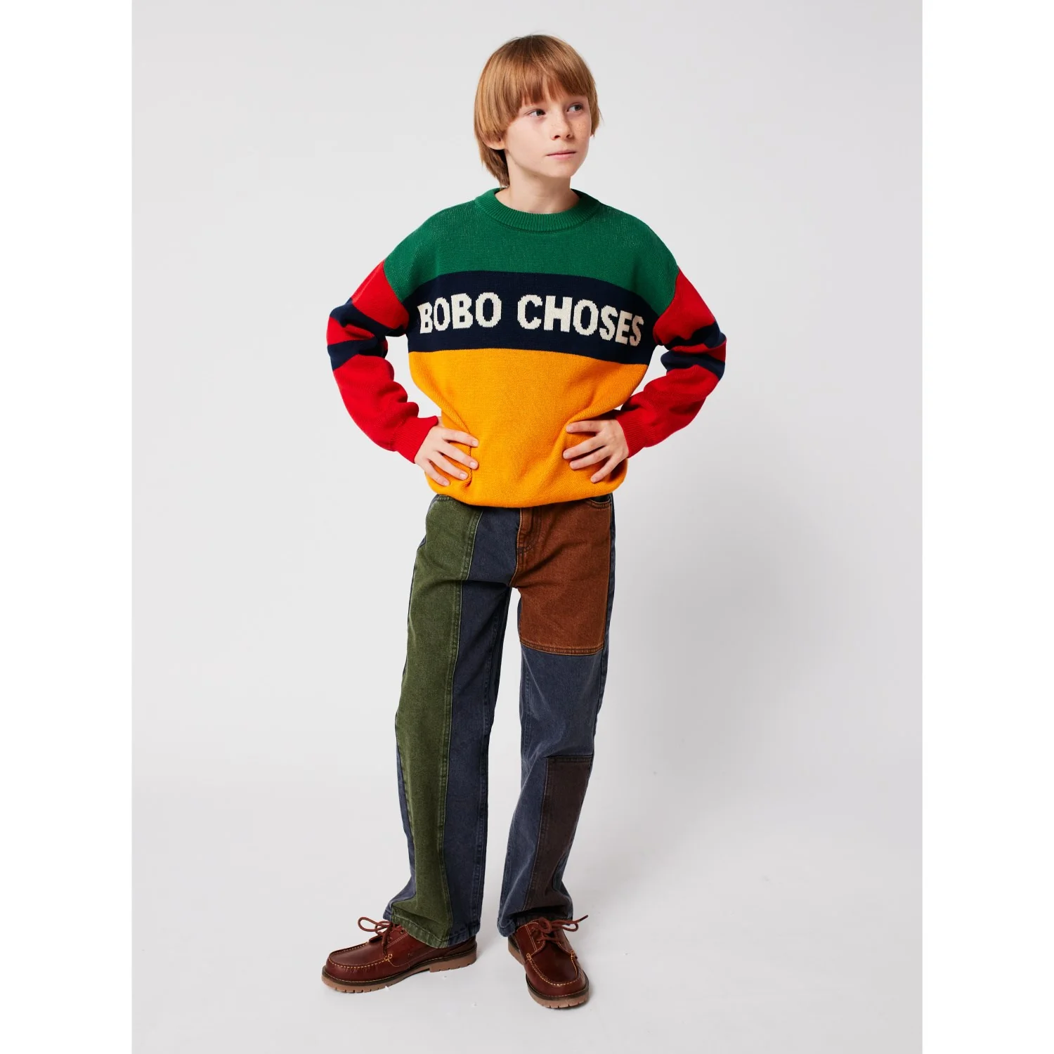 Bobo Choses Multicolor Farve Block Jumper - Image 5