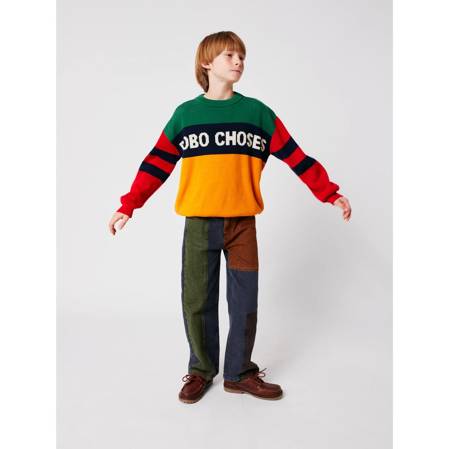 Bobo Choses Multicolor Farve Block Jumper - Image 8