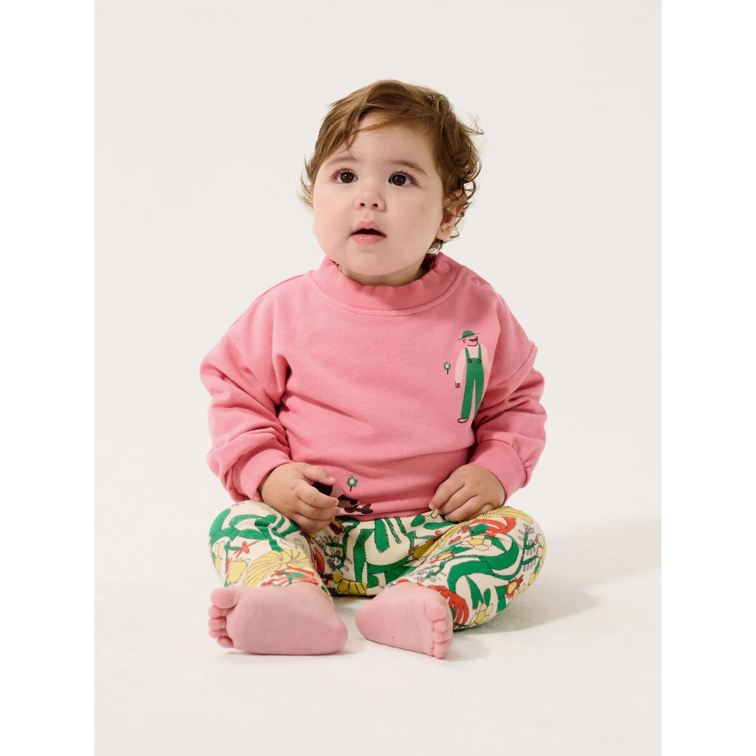 Bobo Choses Multicolor Farve Herbalist All Over Leggings - Image 3