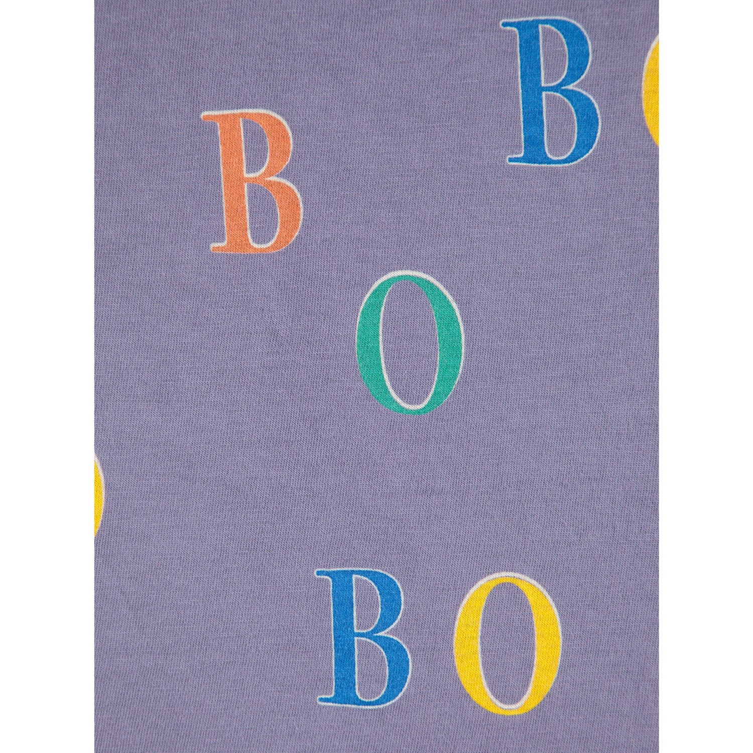 Bobo Choses Navy Blue Multicolor Bobo All Over Ranglan T-Shirt - Image 6