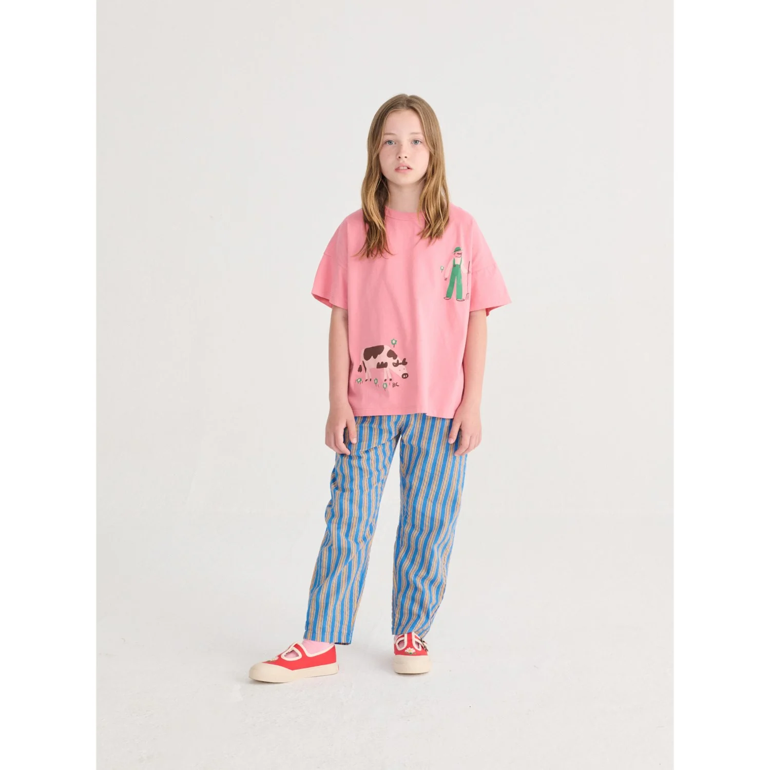 Bobo Choses Navy Blue New Hairline Woven Bukser - Image 4