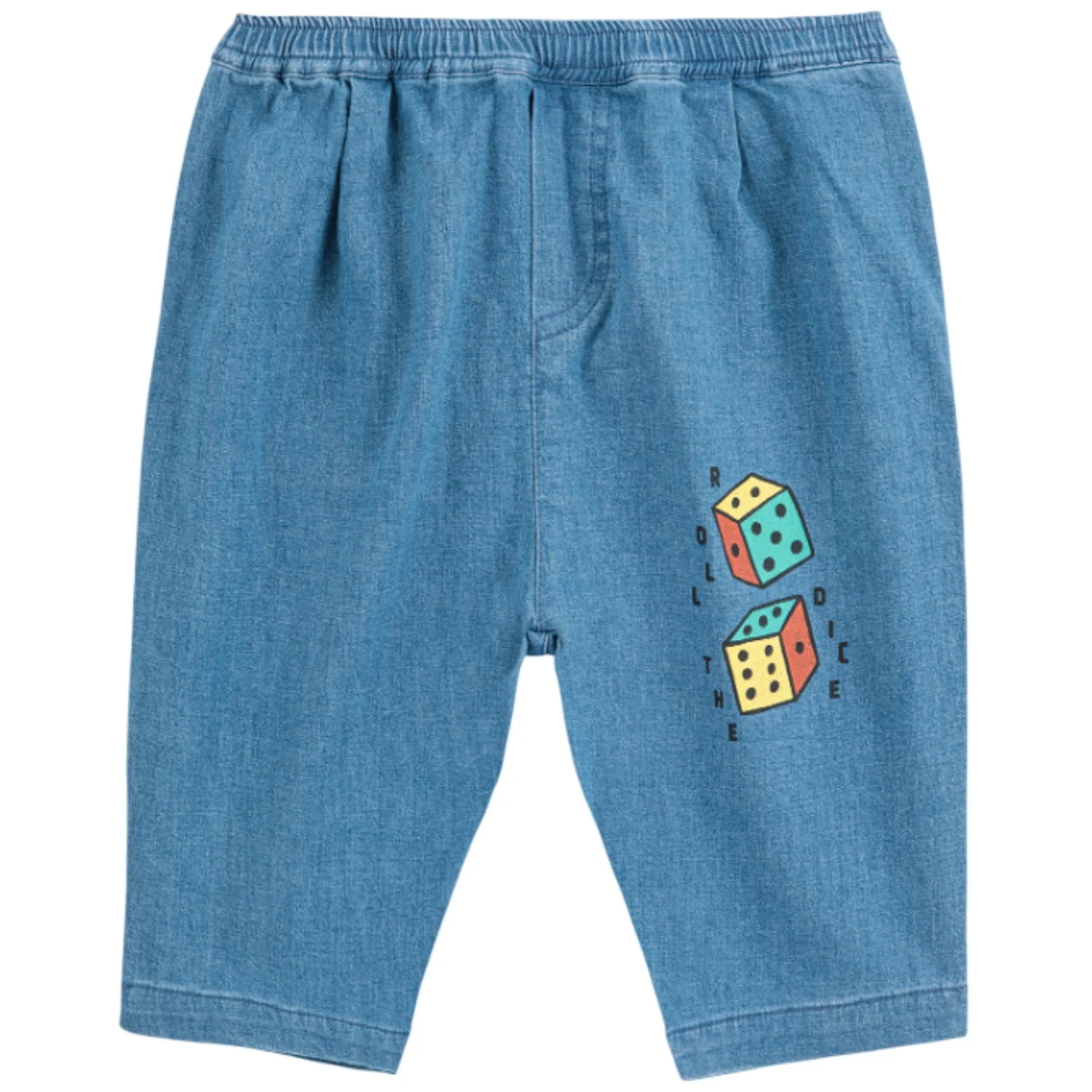 Bobo Choses Navy Blue Roll The Dice Light Denim Bukser