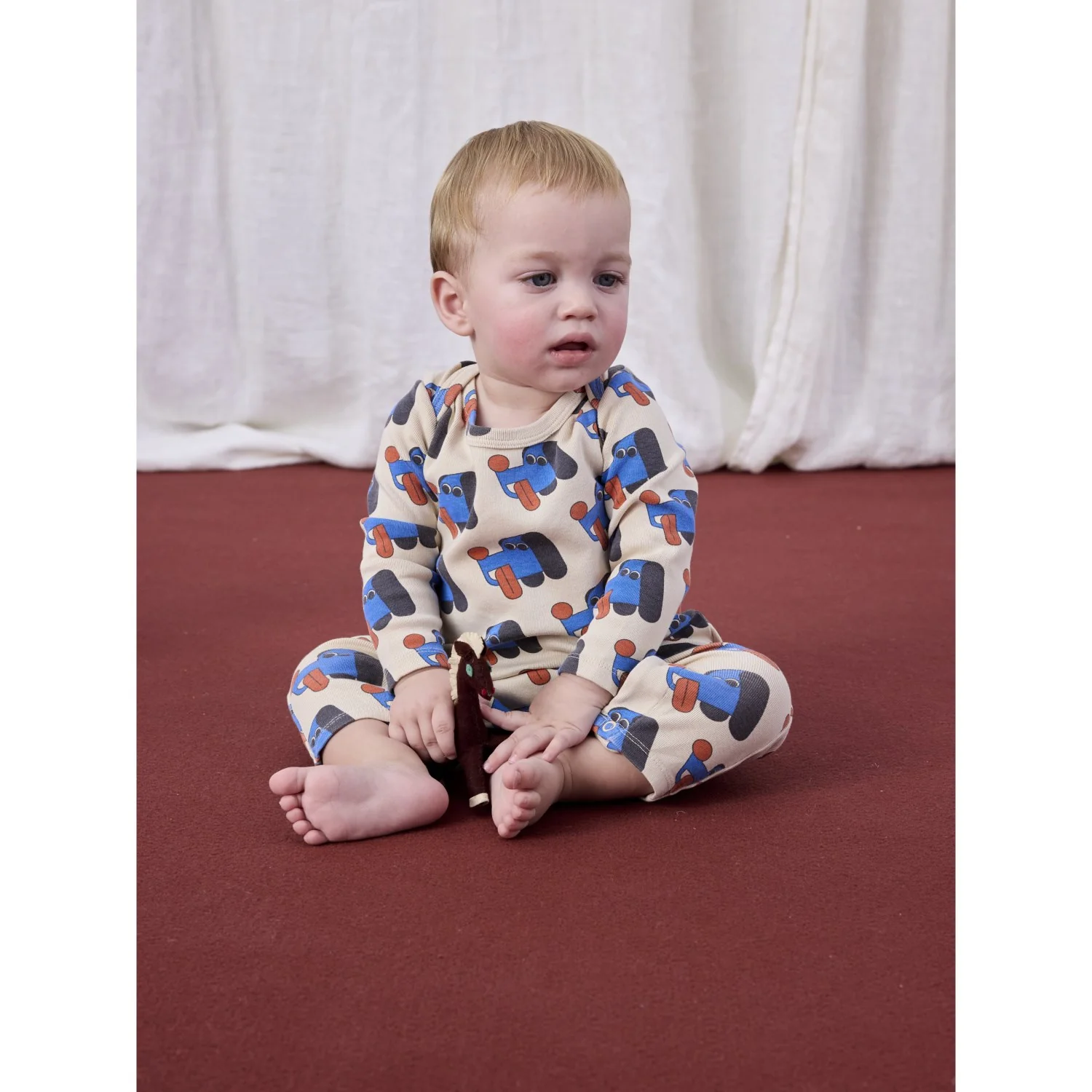 Bobo Choses Offwhite Doggy Mate All Over Leggings - Image 4