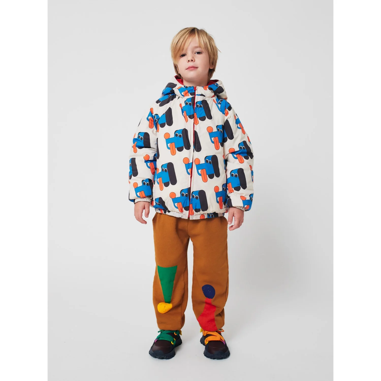 Bobo Choses Offwhite Doggy Mate All Over Reversible Anorak - Image 11