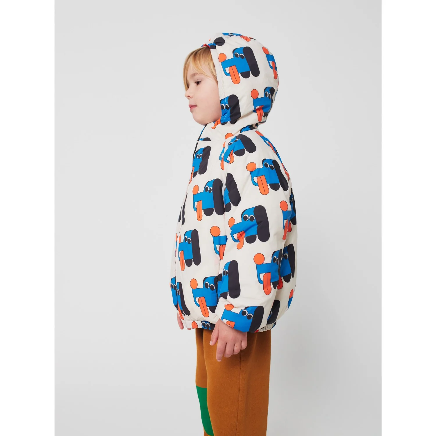 Bobo Choses Offwhite Doggy Mate All Over Reversible Anorak - Image 9