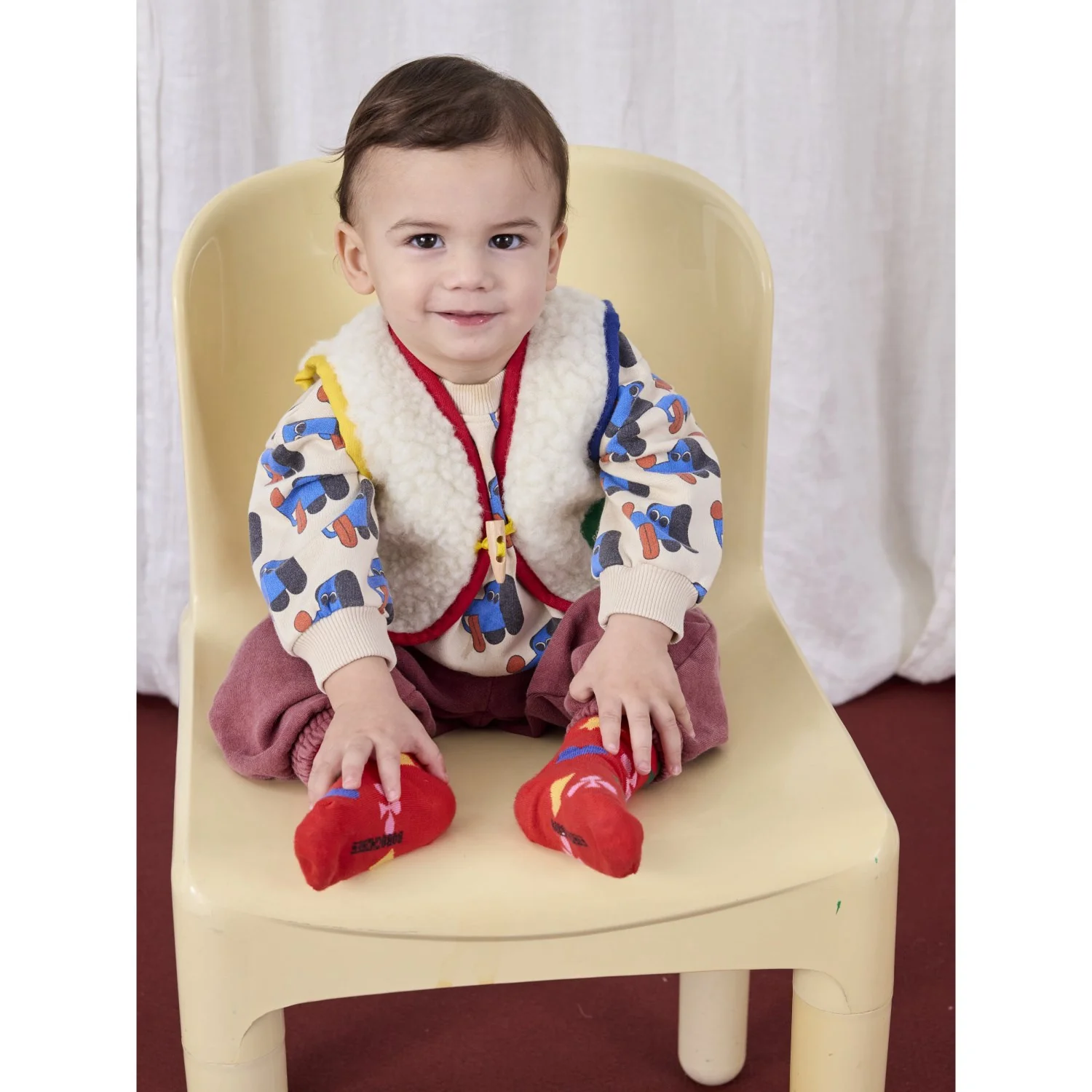 Bobo Choses Offwhite Doggy Mate All Over Sweatshirt - Image 4