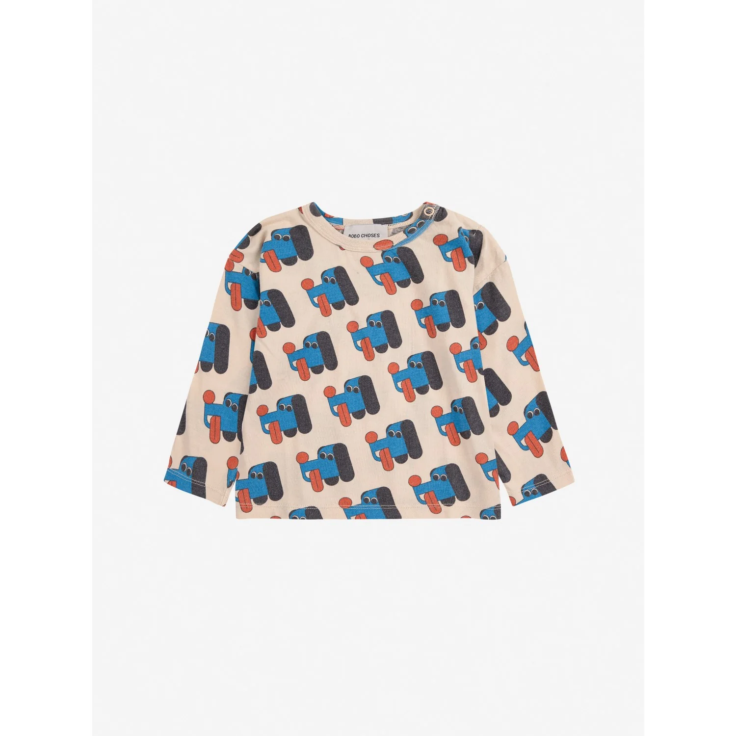 Bobo Choses Offwhite Doggy Mate All Over Bluse - Image 5