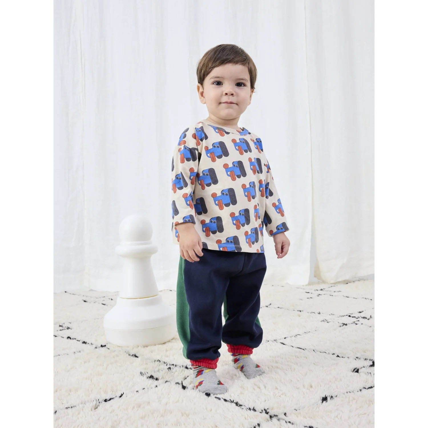 Bobo Choses Offwhite Doggy Mate All Over Bluse - Image 6