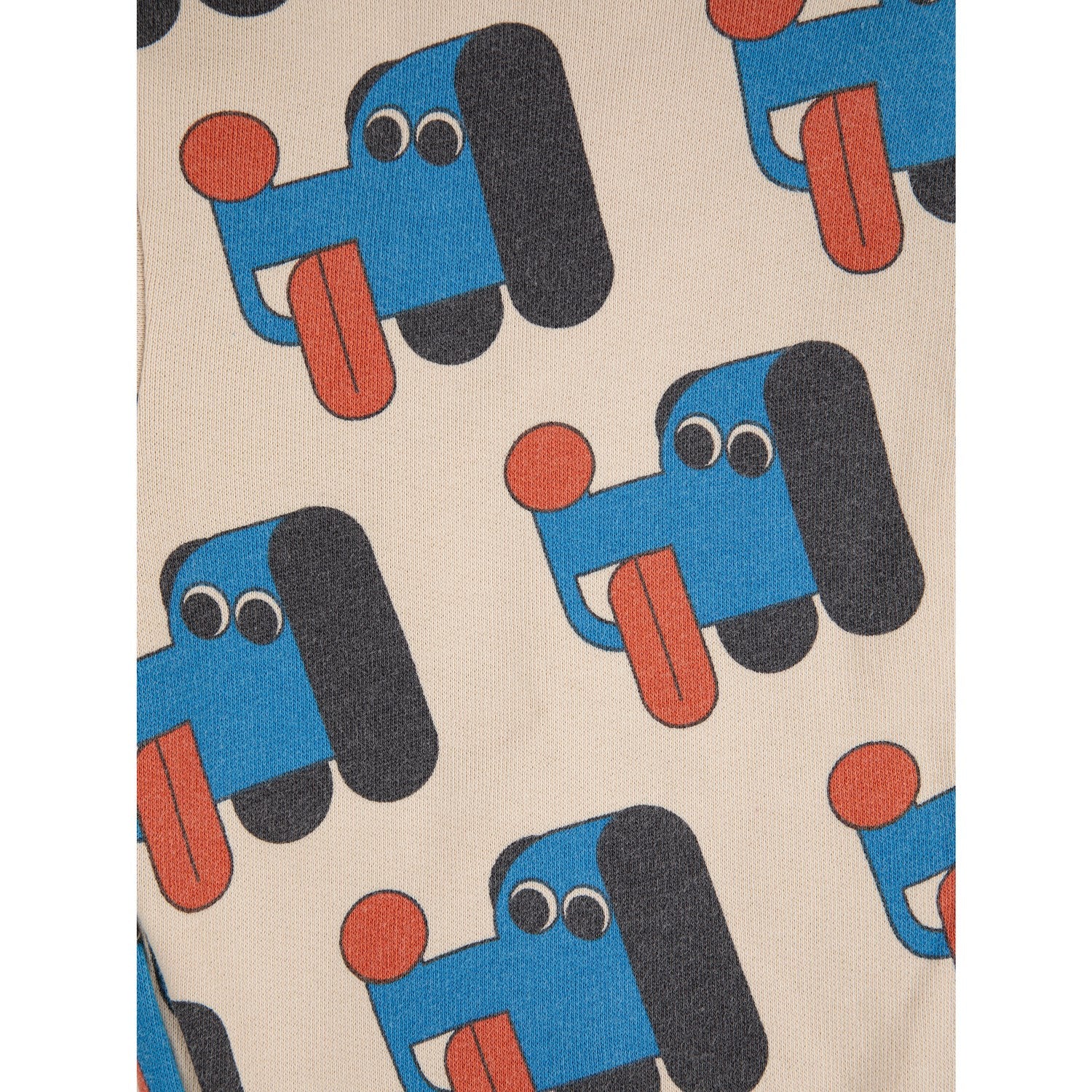 Bobo Choses Offwhite Doggy Mate All Over Zipped Hættetrøje - Image 2