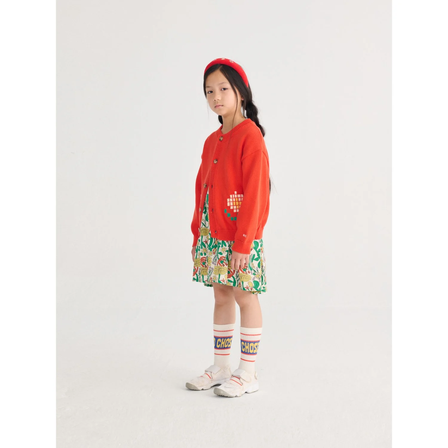 Bobo Choses Offwhite Farve Herbalist All Over Woven Kjole - Image 4