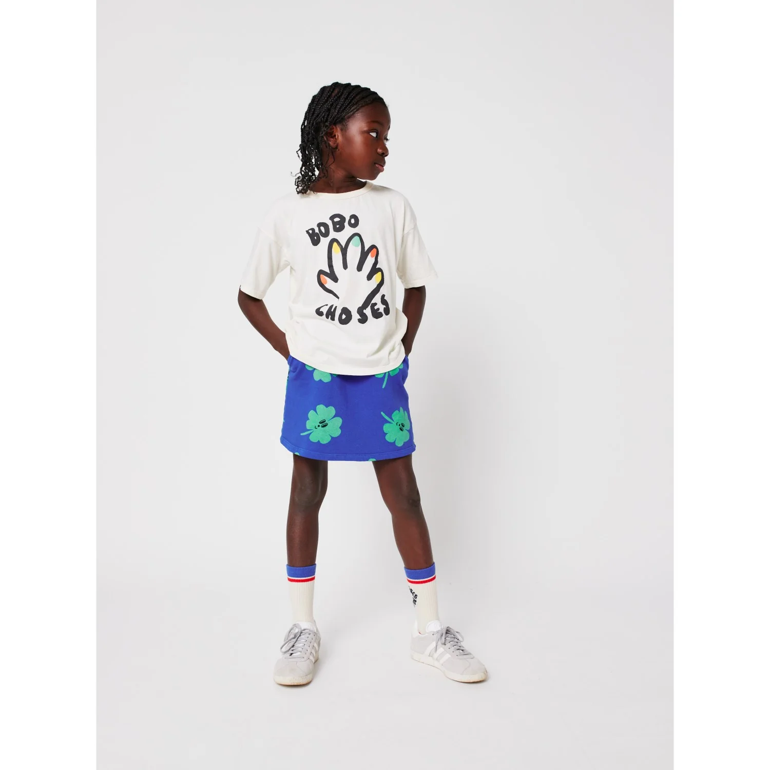 Bobo Choses Offwhite High Five T-Shirt - Image 5