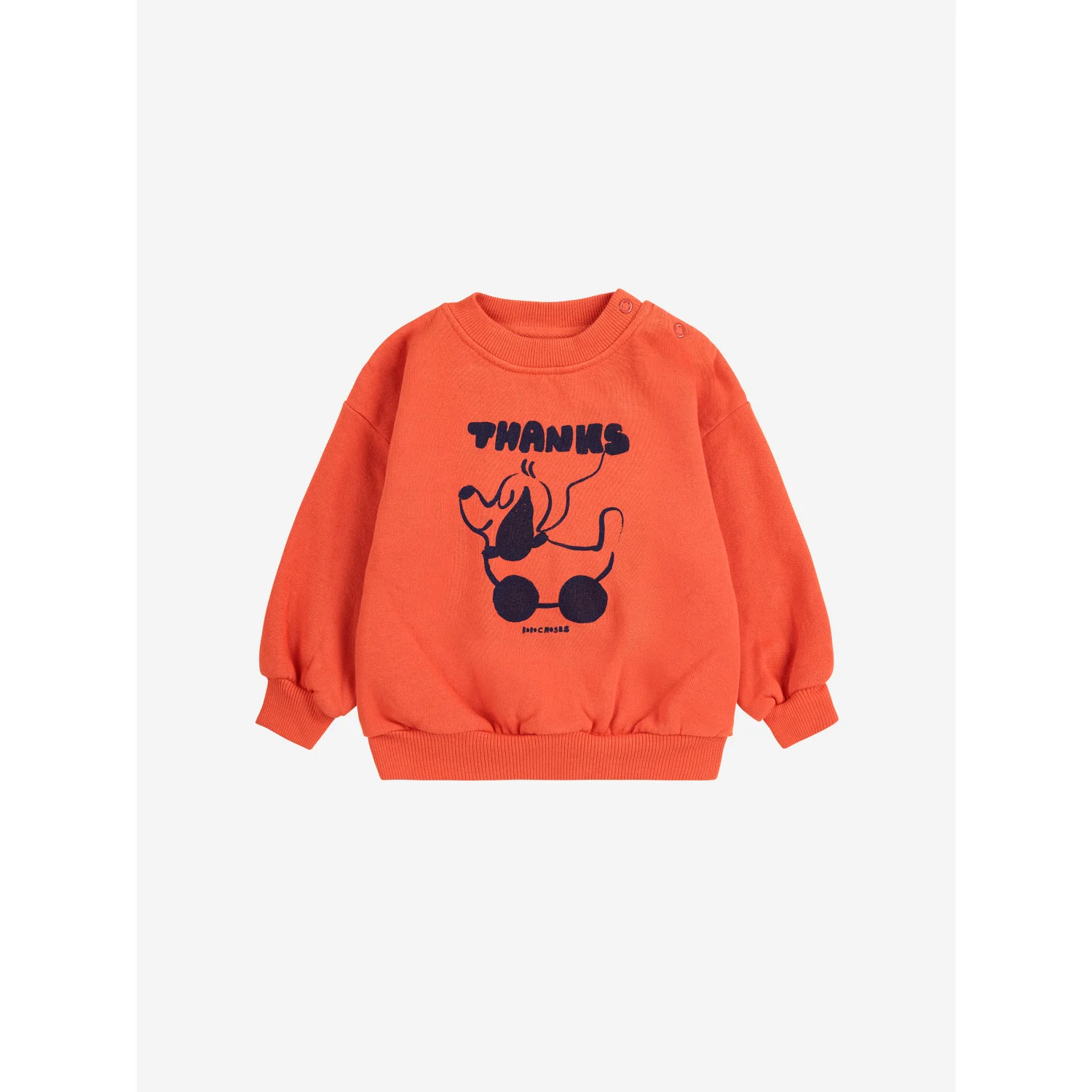 Bobo Choses Orange Rolling Dog Fleece Sæt - Image 3