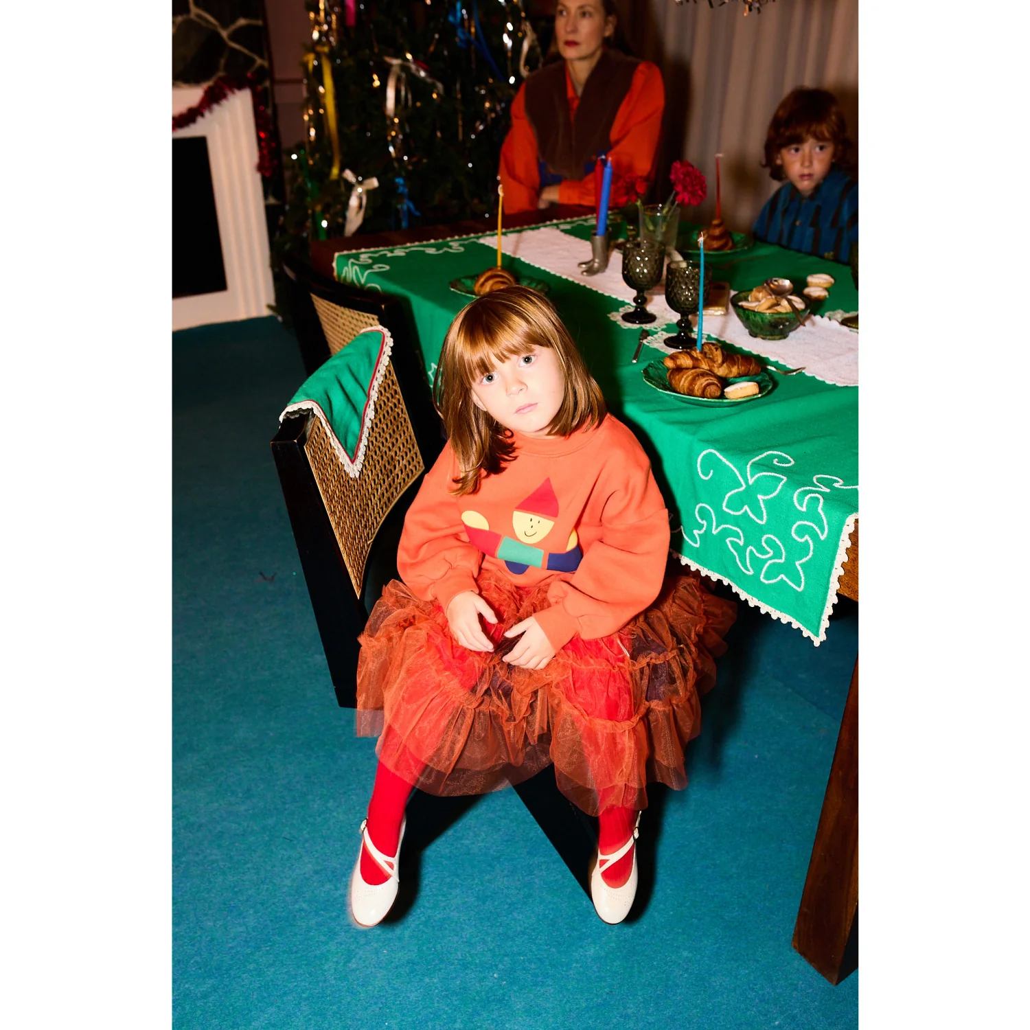 Bobo Choses Orange Wooden Legetøj Sweatshirt - Image 3