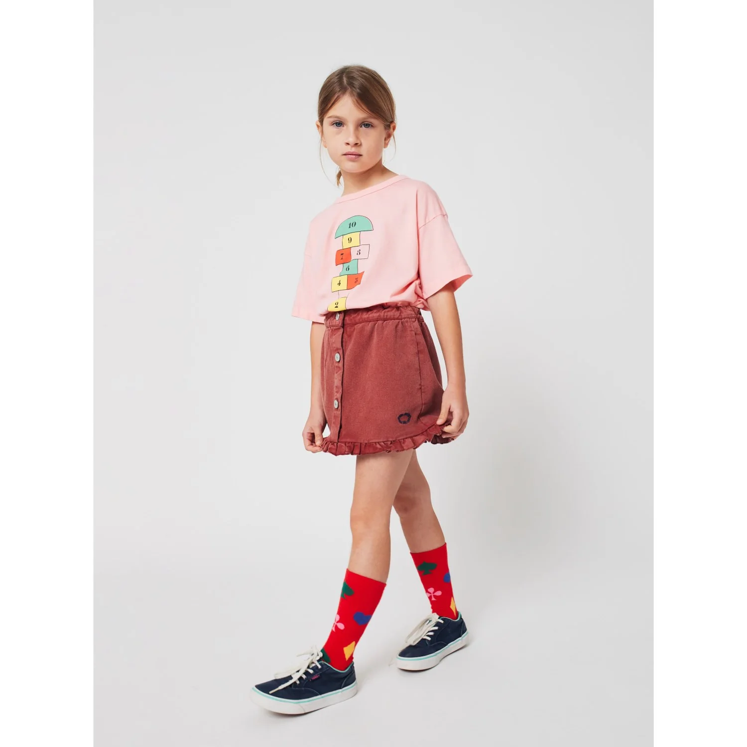 Bobo Choses Pink Hopscotch T-Shirt - Image 5