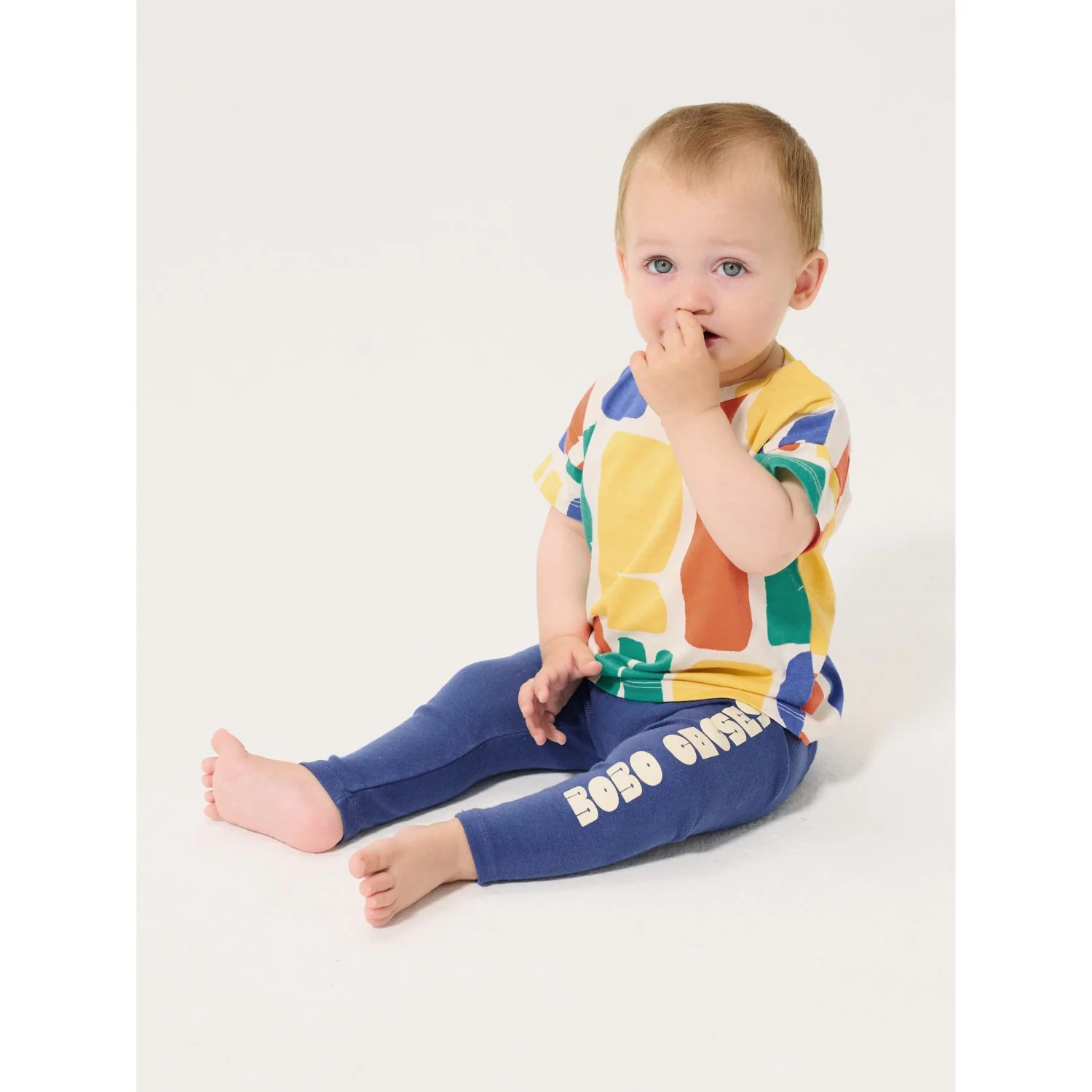 Bobo Choses Prussian Blue Bobo Choses Modern Leggings - Image 2