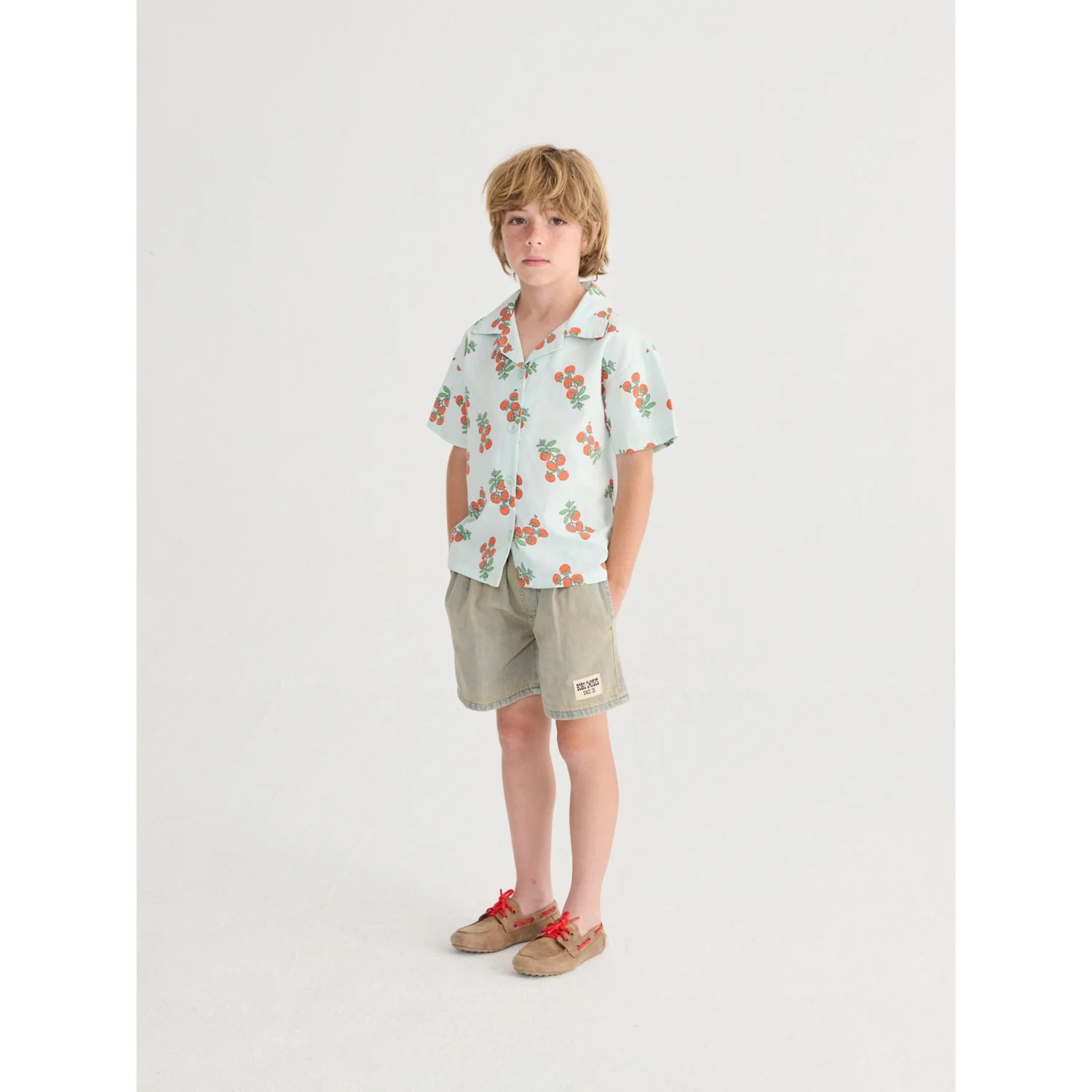 Bobo Choses Prussian Blue Bobo Choses Since 09 Denim Bermuda Shorts - Image 3