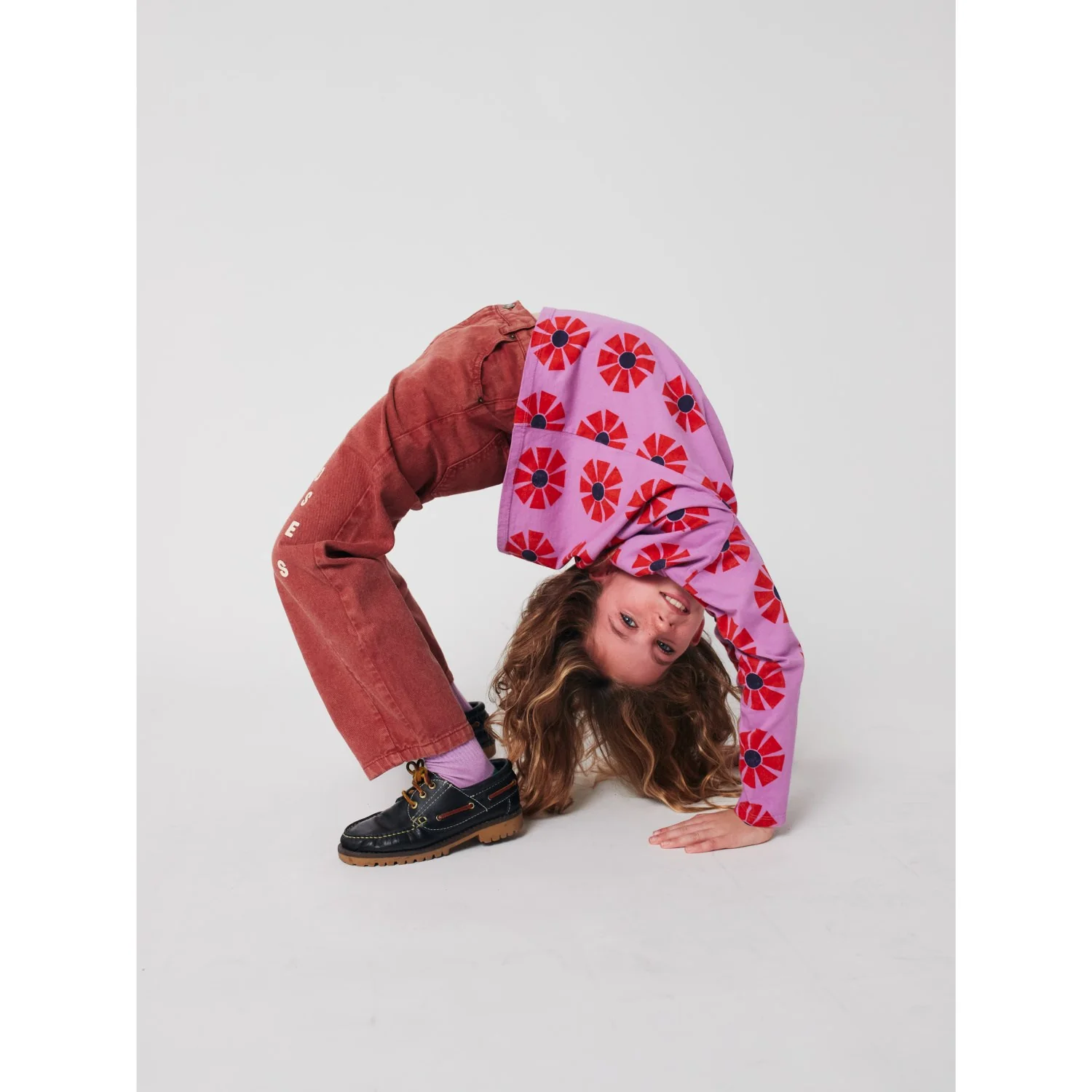 Bobo Choses Purple Kaleidoscope All Over Bluse - Image 3