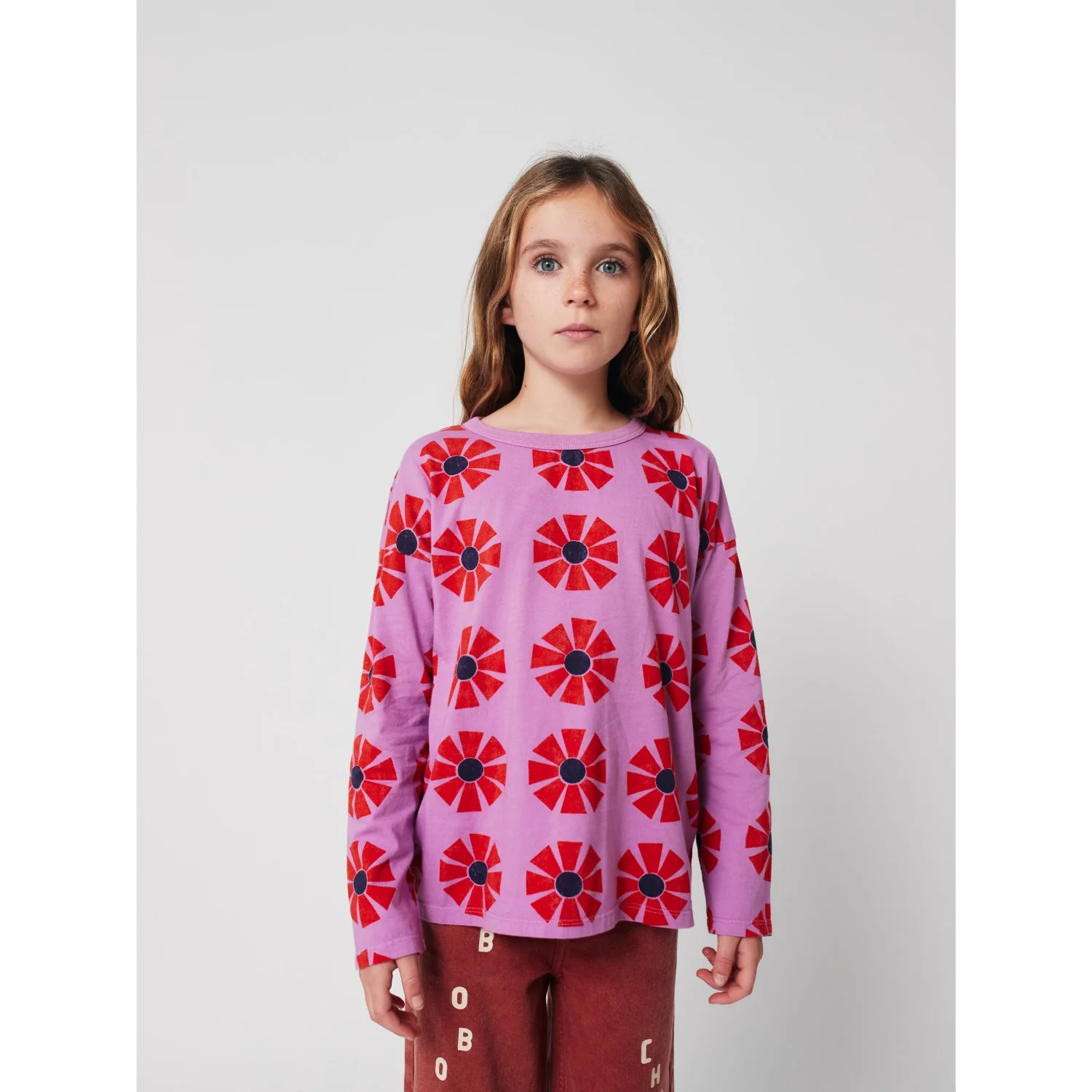 Bobo Choses Purple Kaleidoscope All Over Bluse - Image 4