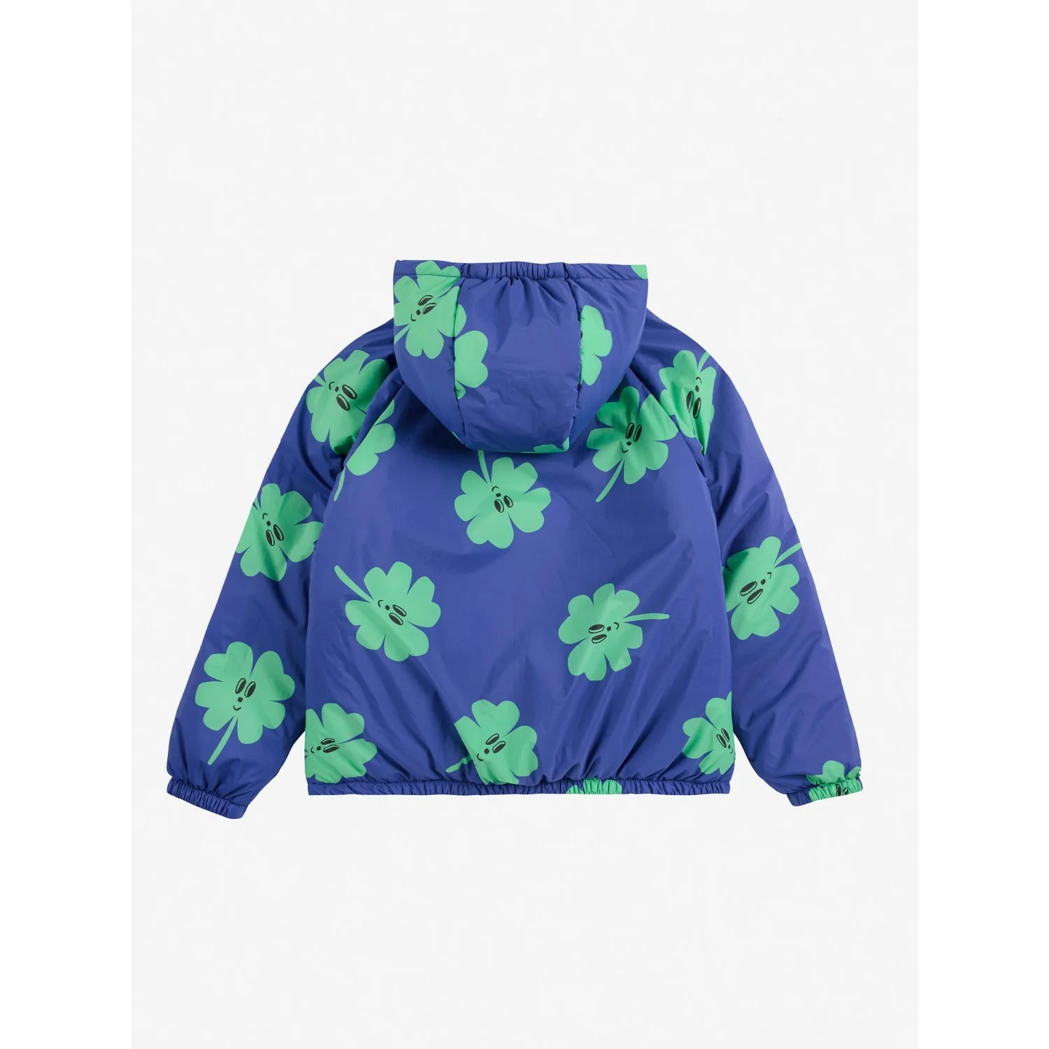 Bobo Choses Purple Lucky Clover All Over Vendbar Anorak - Image 11