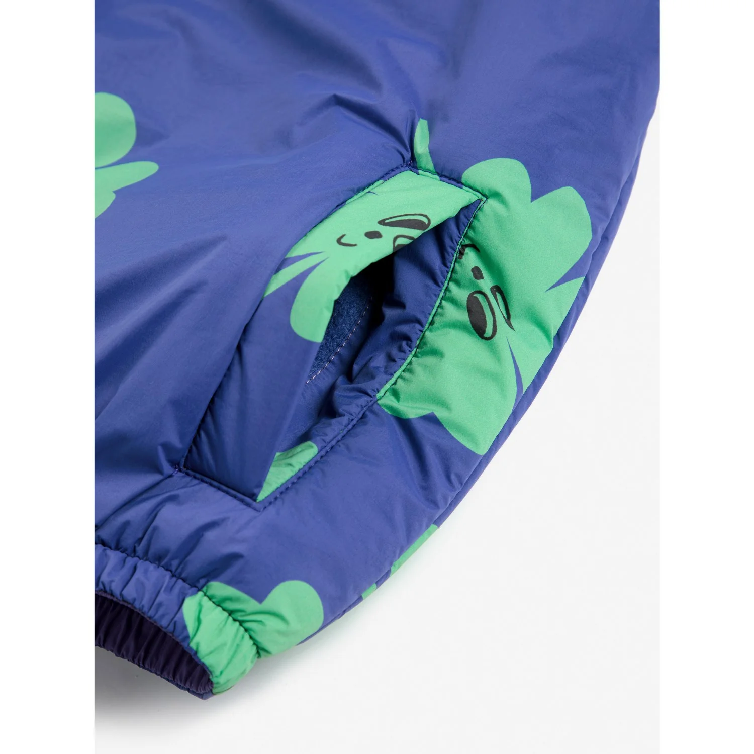Bobo Choses Purple Lucky Clover All Over Vendbar Anorak - Image 8