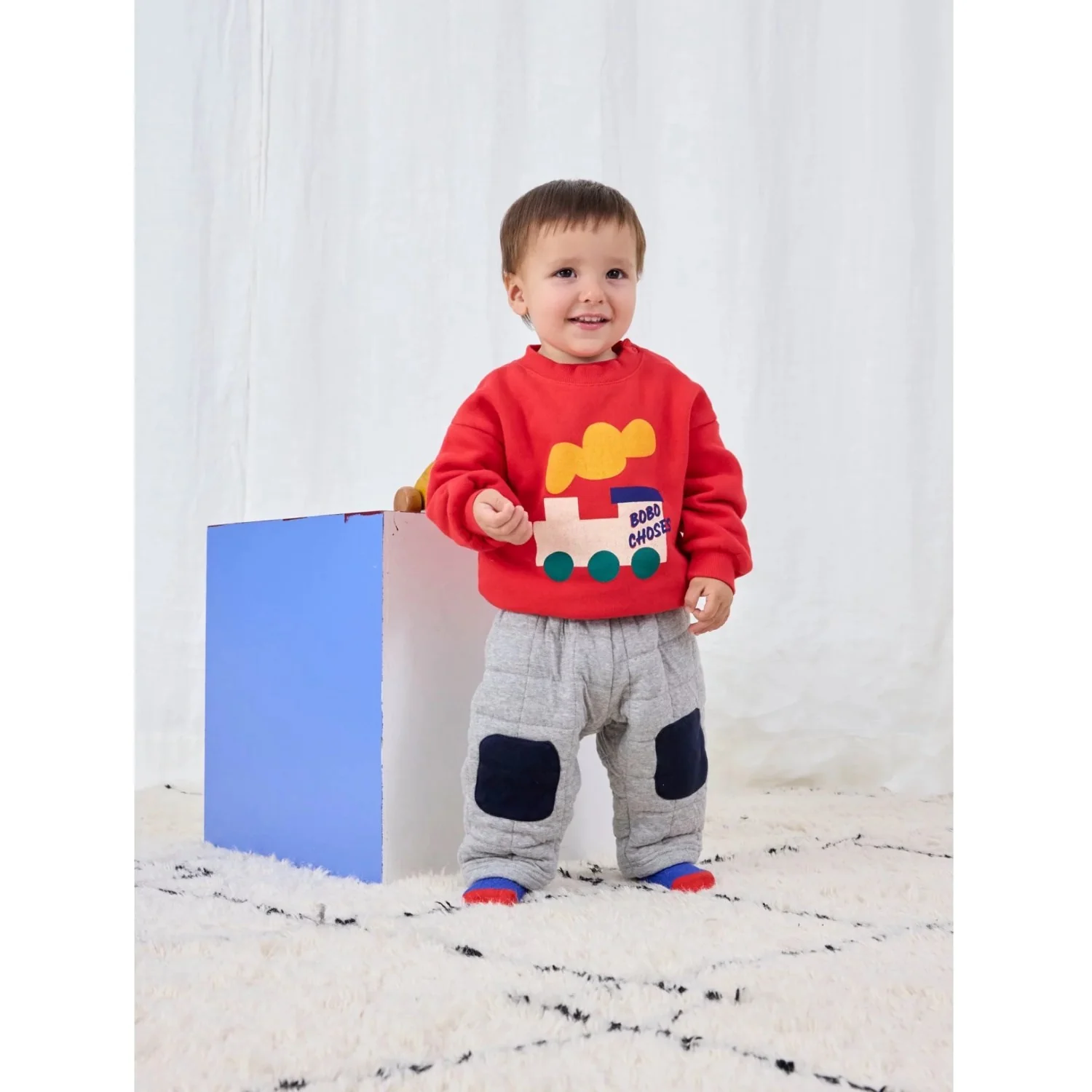 Bobo Choses Red Bobo Choo Choo Sweatshirt - Image 4