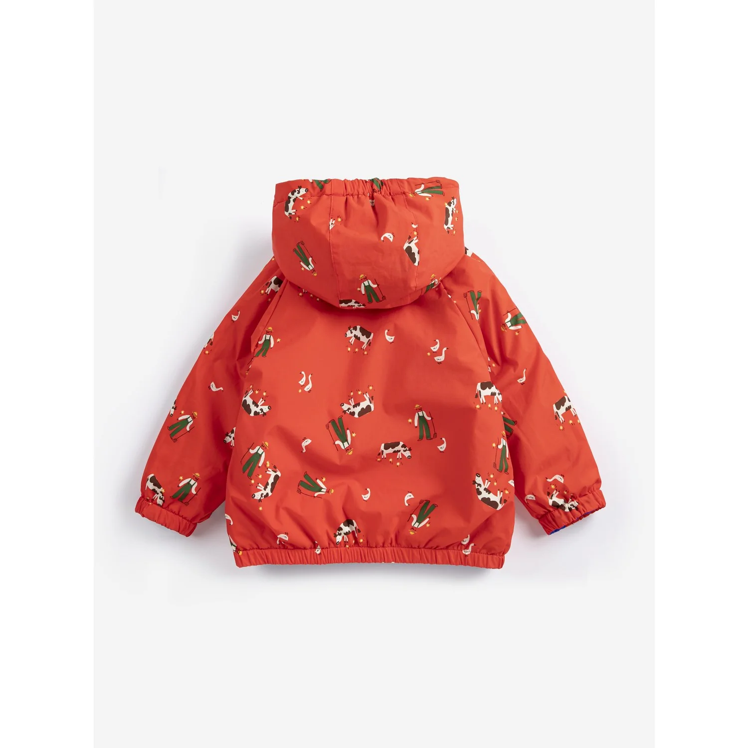 Bobo Choses Red Farm Adventure All Over Vendbar Anorak - Image 9