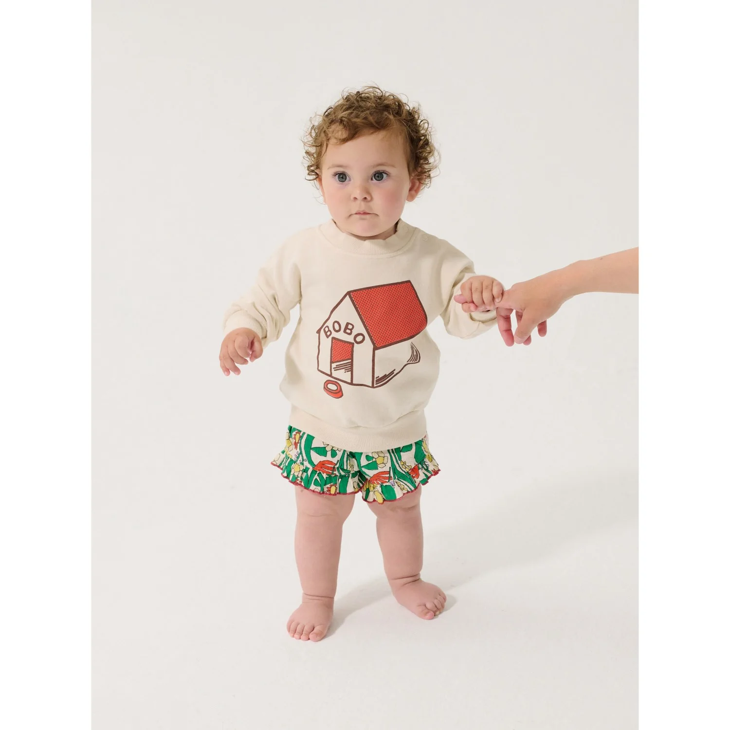 Bobo Choses White Pickles Is At Home Sweatshirt - Image 3
