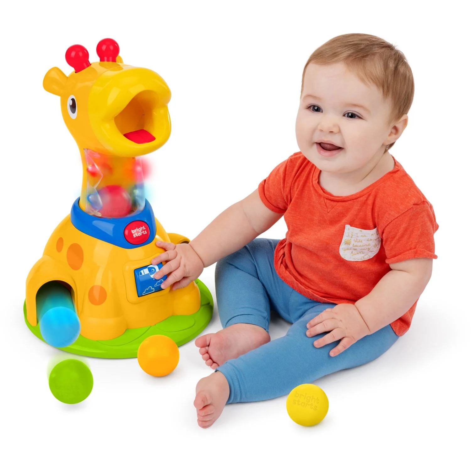 Bright Starts Spinnin’ Spots Giraffe™ Bold Play Legetøj - Image 3
